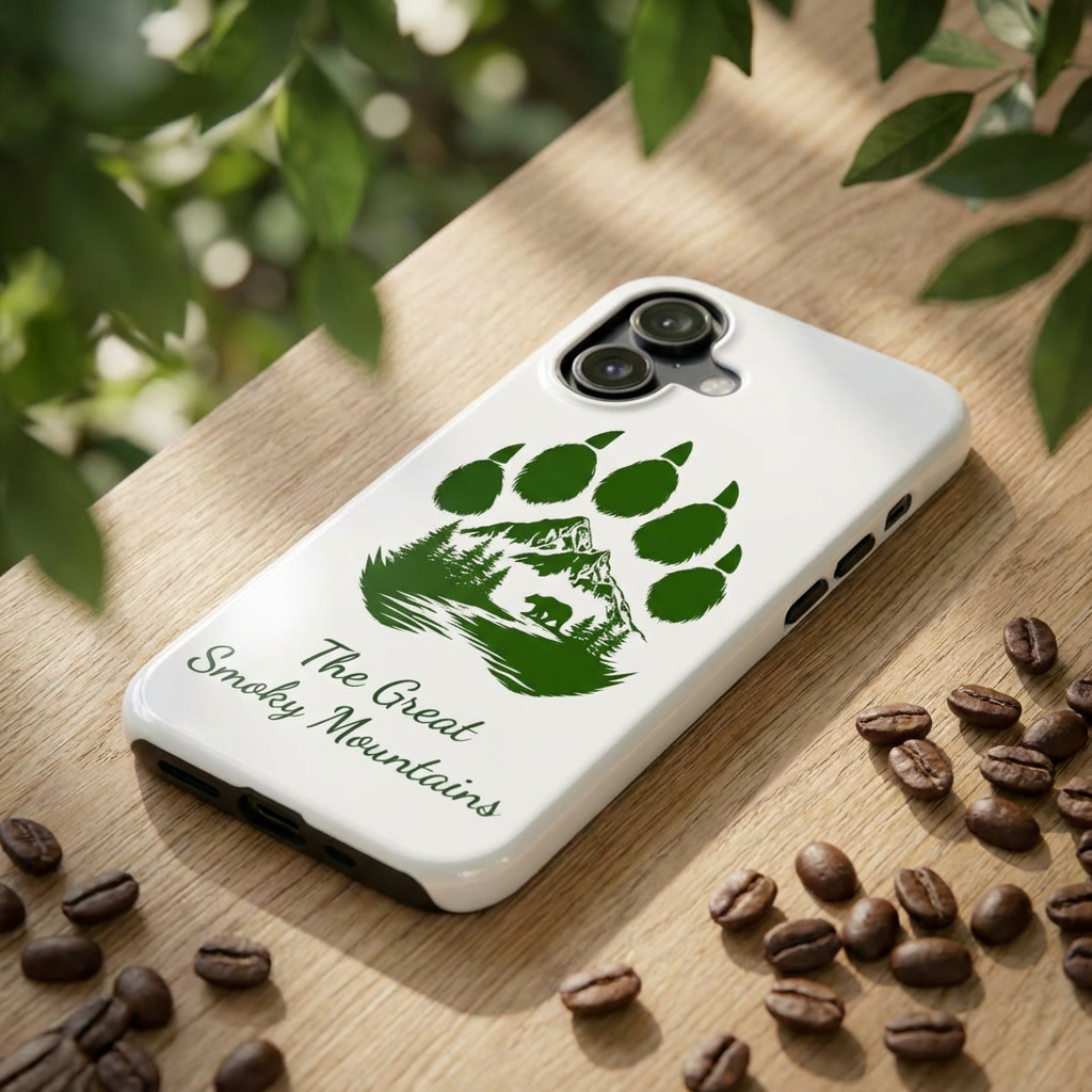 Smoky Mountains Bear Paw Tough Phone Case — The Great Smoky Mountains Scenic Protection