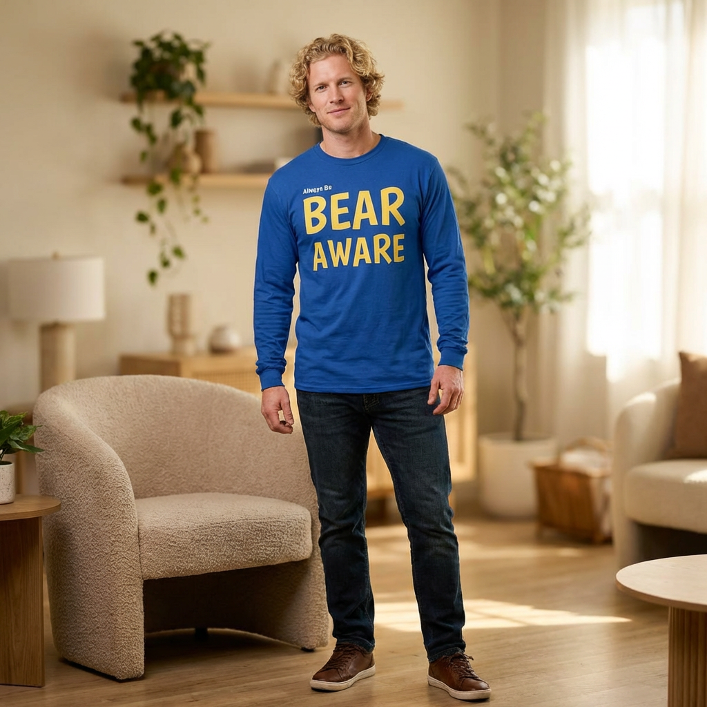 Bear Aware Long Sleeve Tee