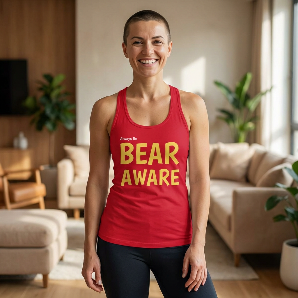 Great Smoky Mountains Critter Awareness Women's Racerback Tank