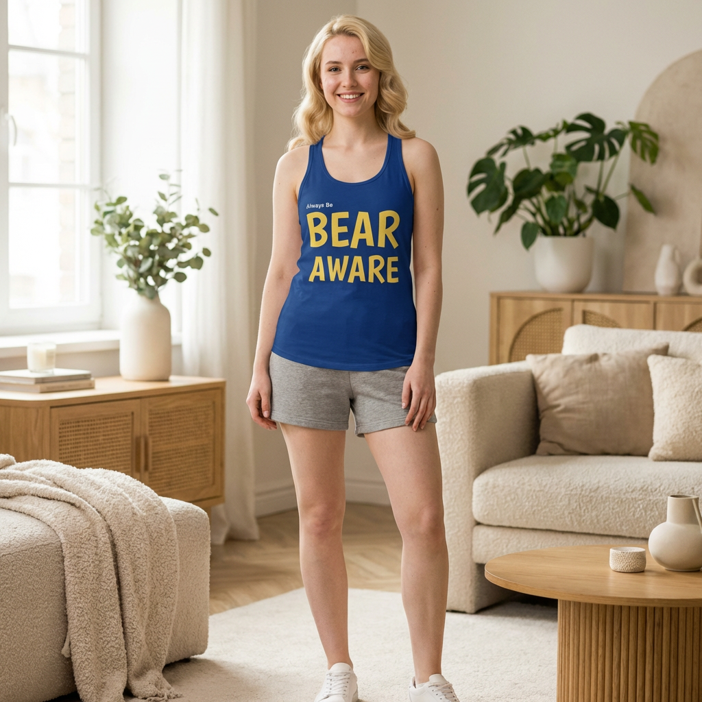 Great Smoky Mountains Critter Awareness Women's Racerback Tank