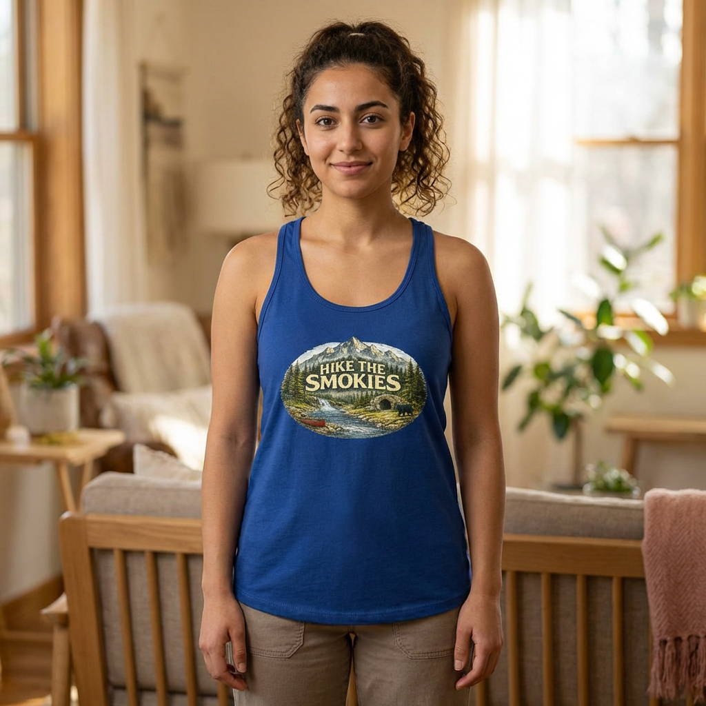 Hike The Smokies Mountain Bear Tank Top