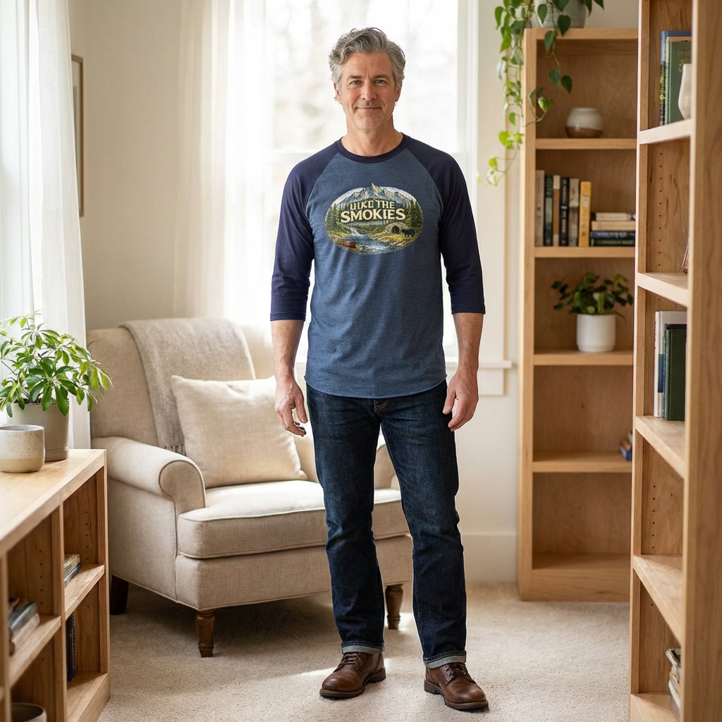 Hike the Smokies Unisex Raglan Shirt