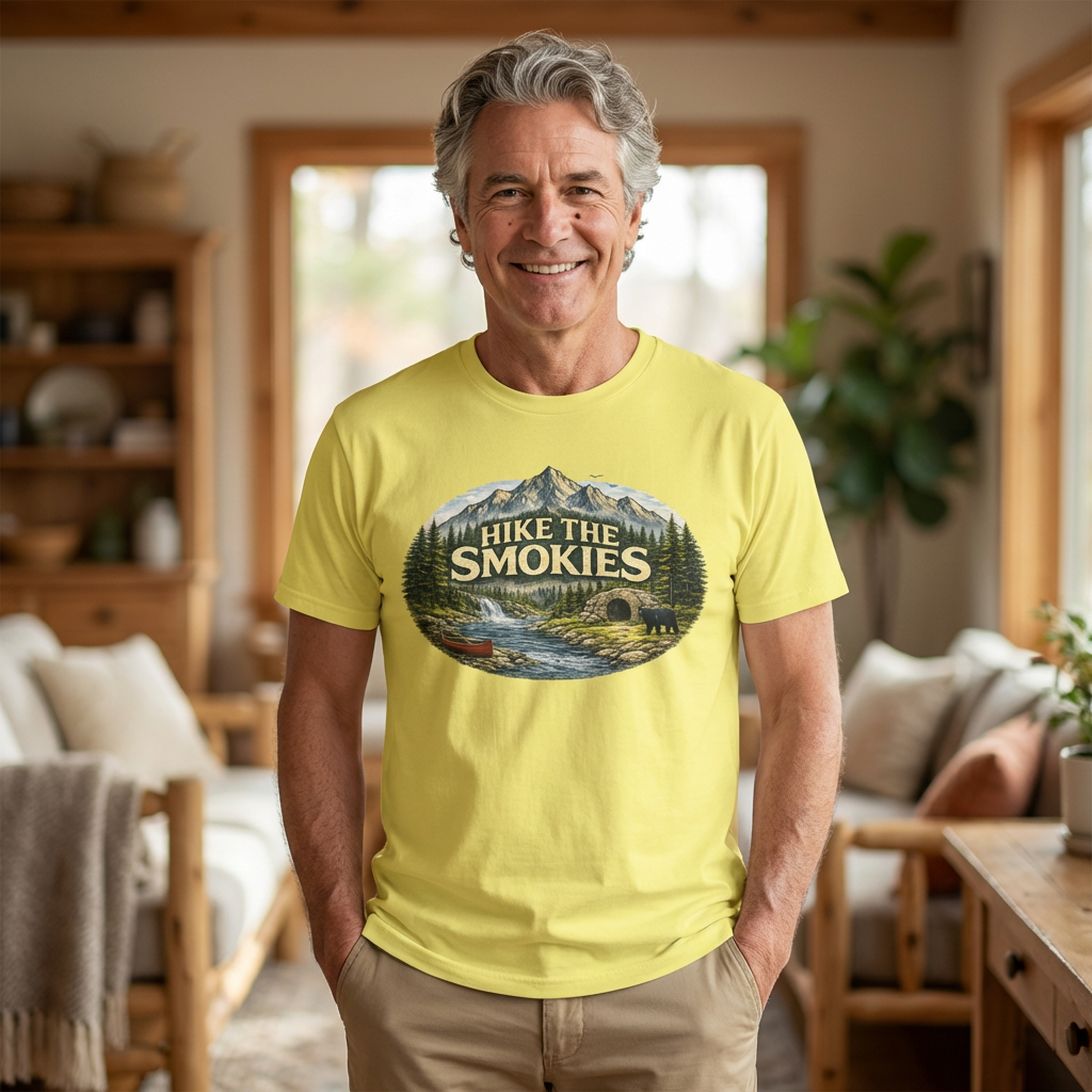 Hike the Smokies T-Shirt — Smoky Mountains Unisex Hiking Tee