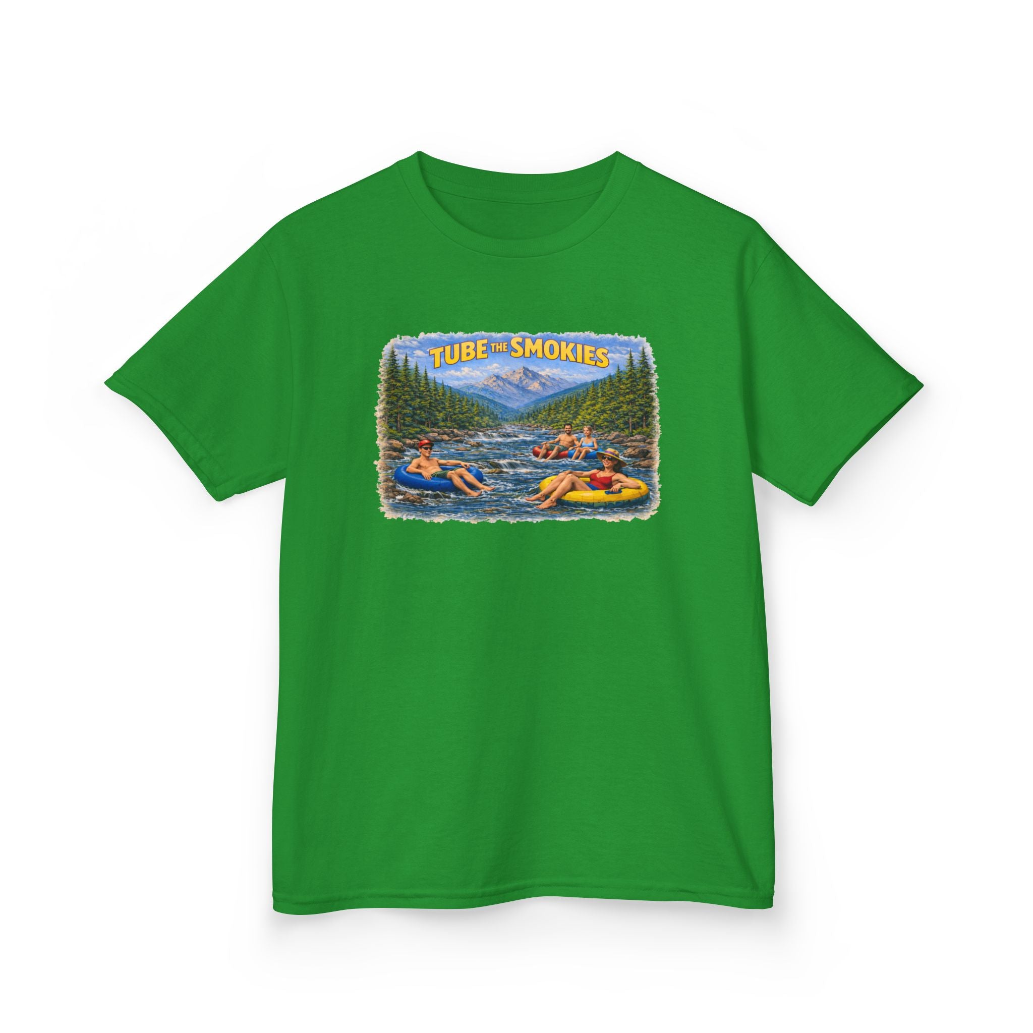 Kids Tee — 'Tube the Smokies' River Float Graphic