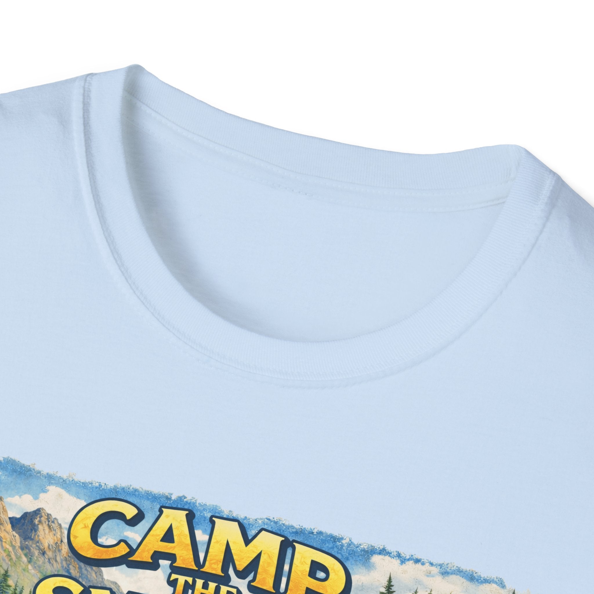 Camp the Smokies Unisex T-Shirt – Rustic Mountain Camping Graphic Tee