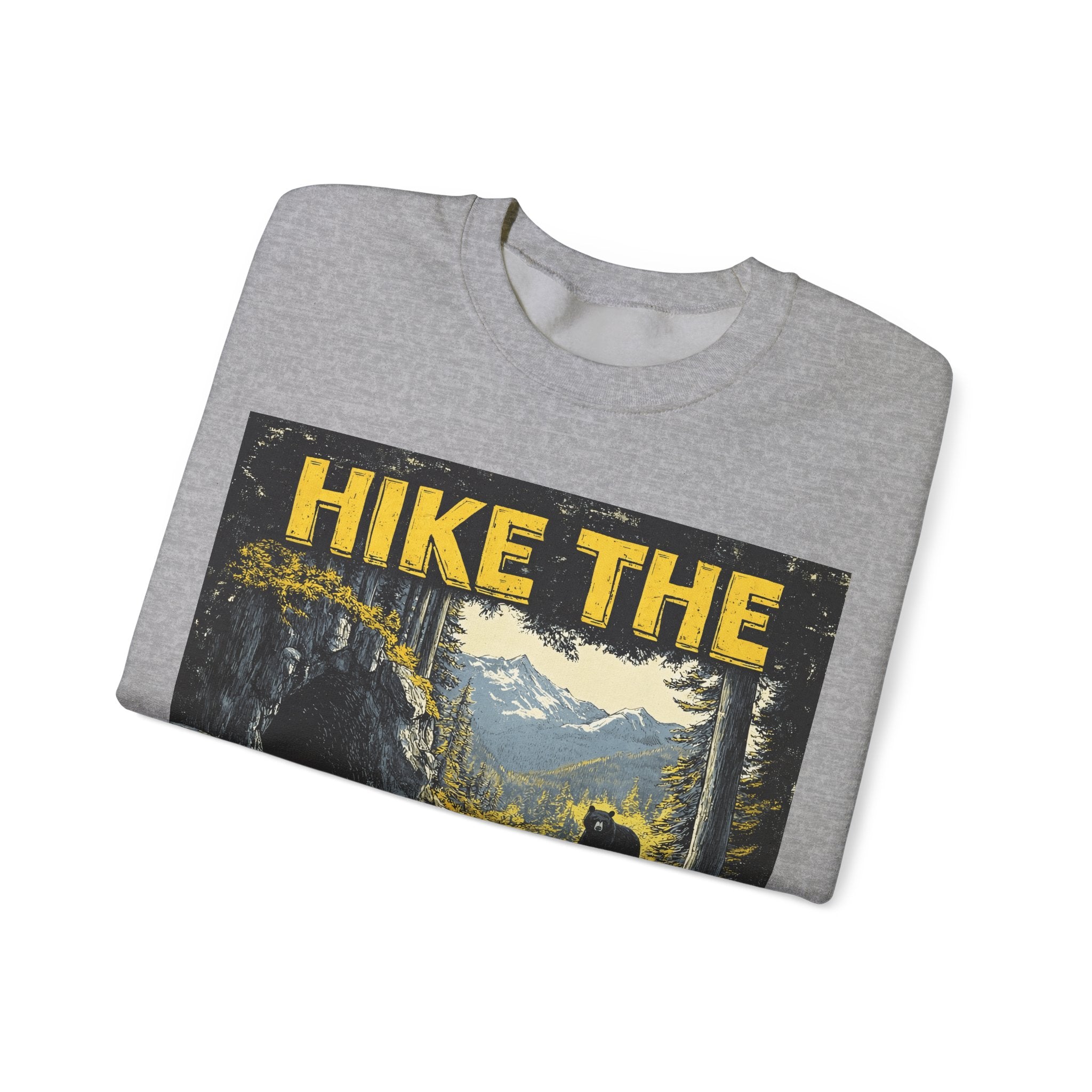 Hike the Smokies Sweatshirt — Vintage Mountain Hiking Unisex Crewneck