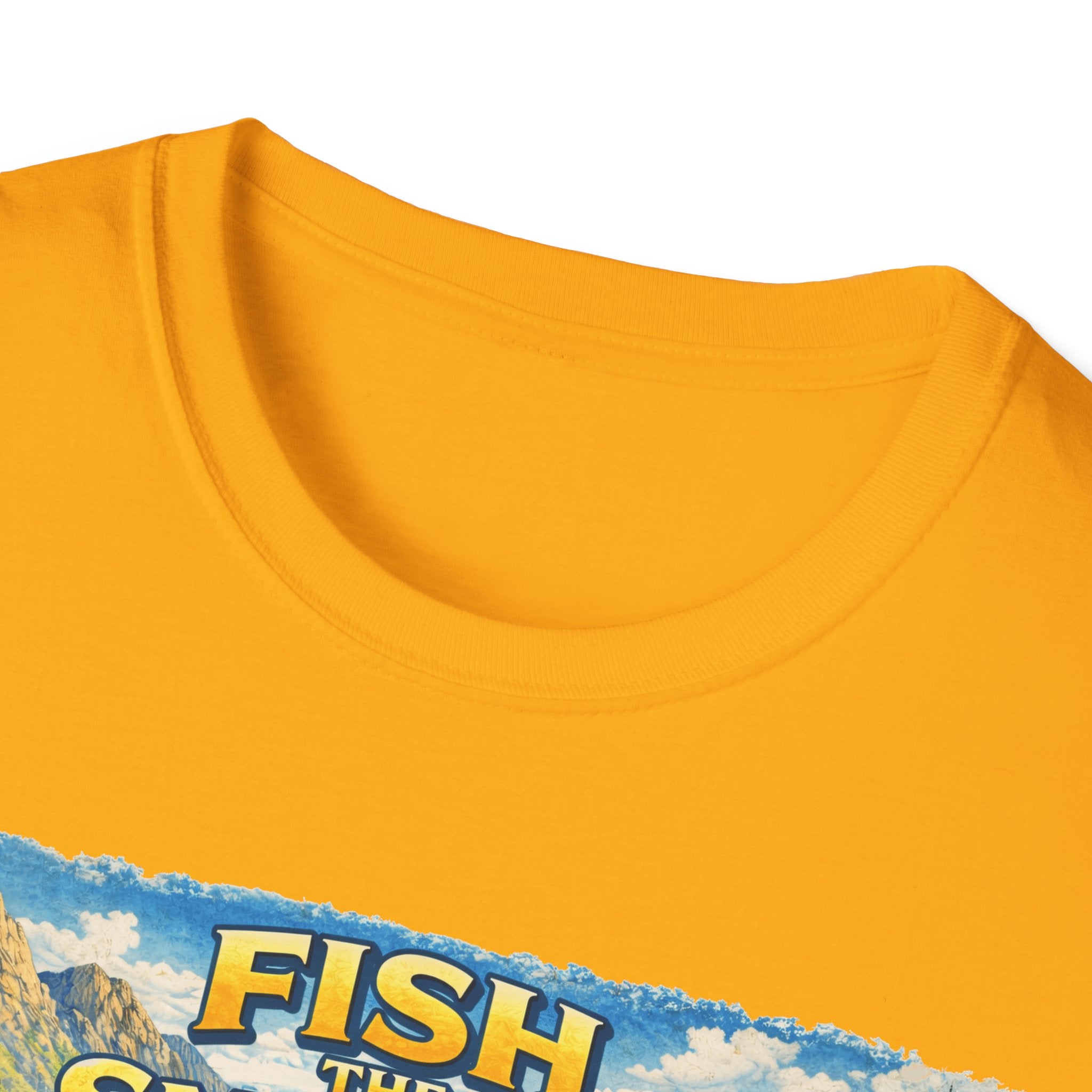 Fish the Smokies Unisex T-Shirt — Scenic Fishing River Graphic Tee