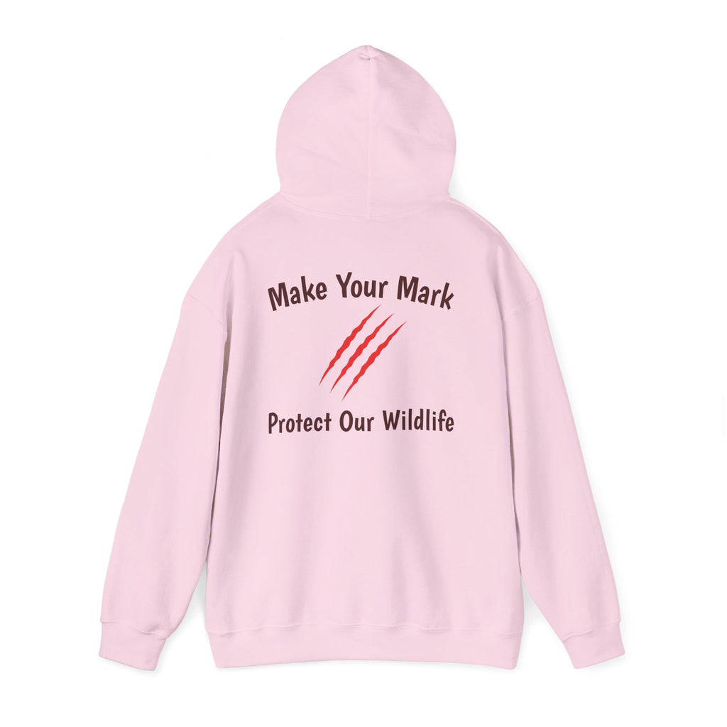 Wildlife Rescue Unisex Hoodie — "Make Your Mark: Protect Our Wildlife"