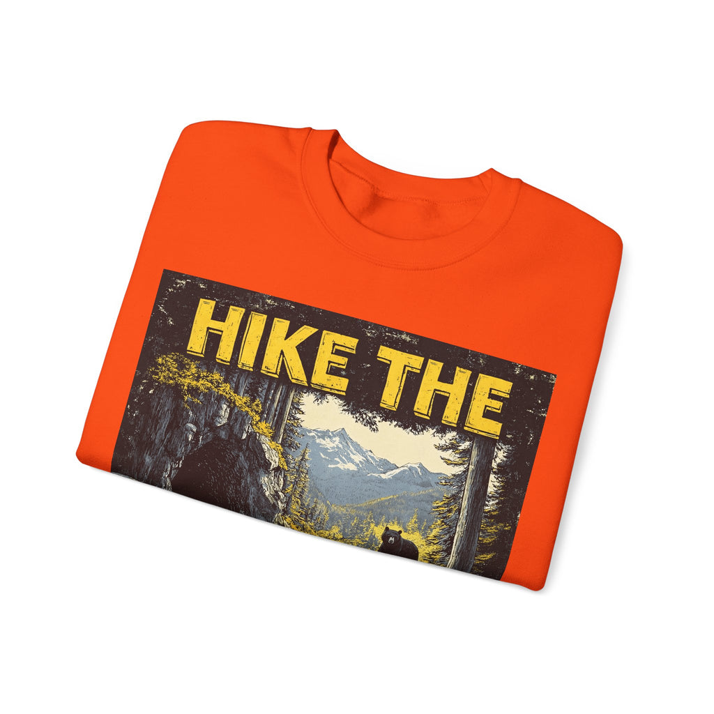 Hike the Smokies Sweatshirt — Vintage Mountain Hiking Unisex Crewneck