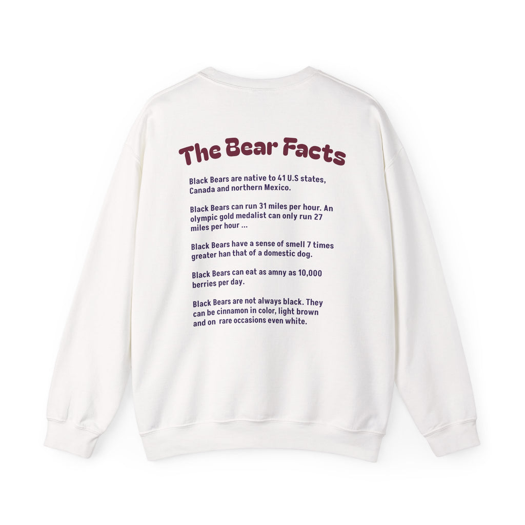 Black Bear Facts - Unisex Sweatshirt | Animal Facts Crewneck