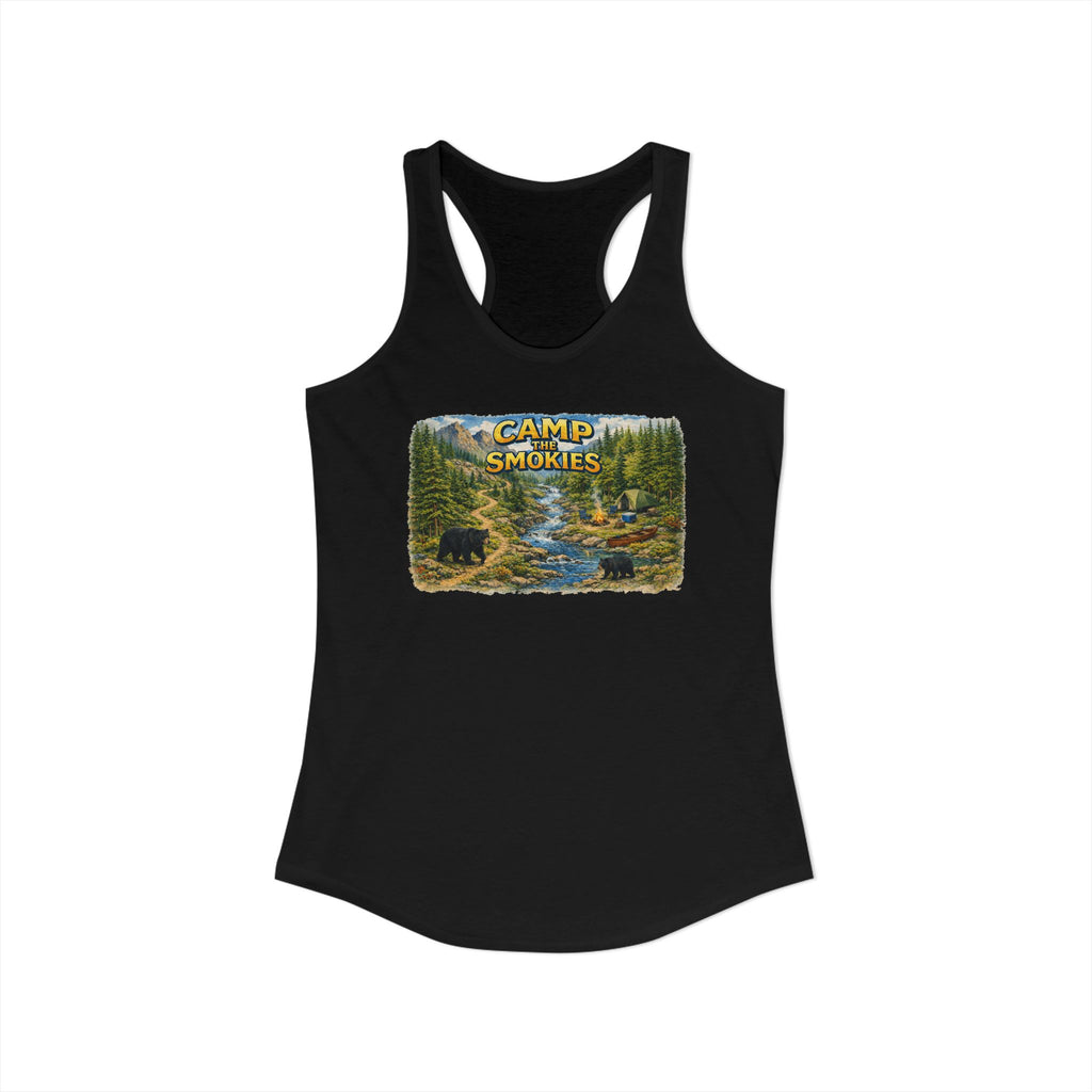Smoky Mountains Camp River Racerback Tank — Back to Nature