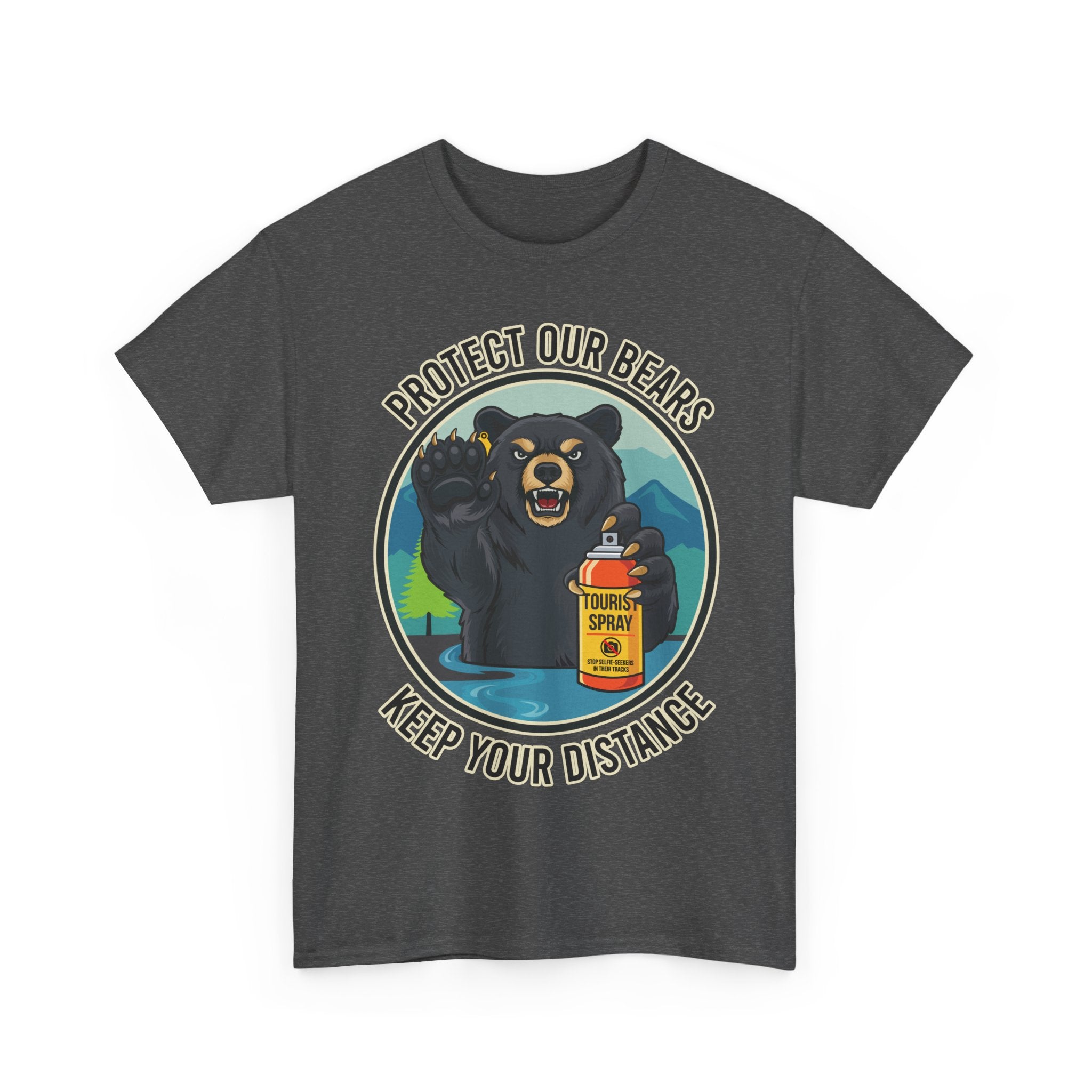Smoky Mountain Black Bear Unisex Tee | Funny Wildlife Graphic