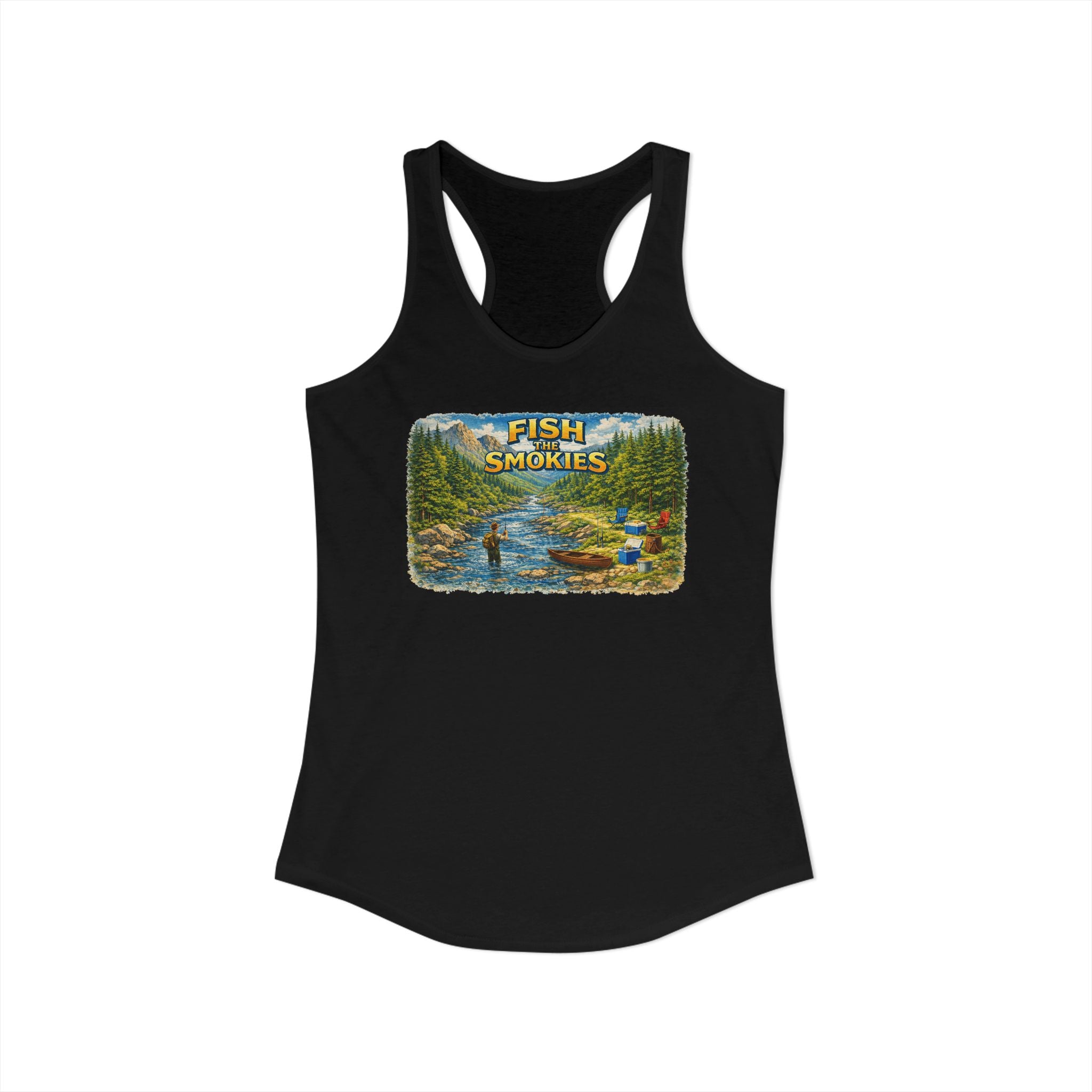 Fish The Smokies Women's Ideal Racerback Tank