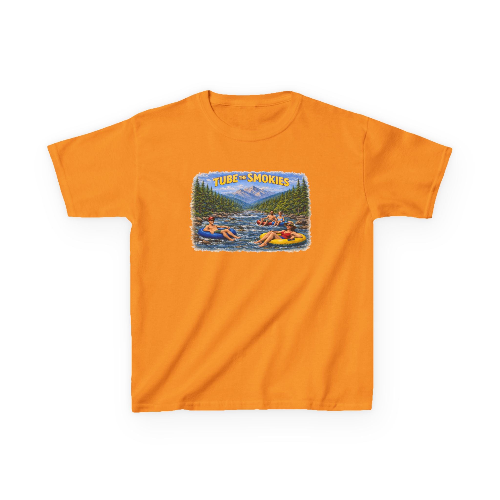 Kids Tee — 'Tube the Smokies' River Float Graphic
