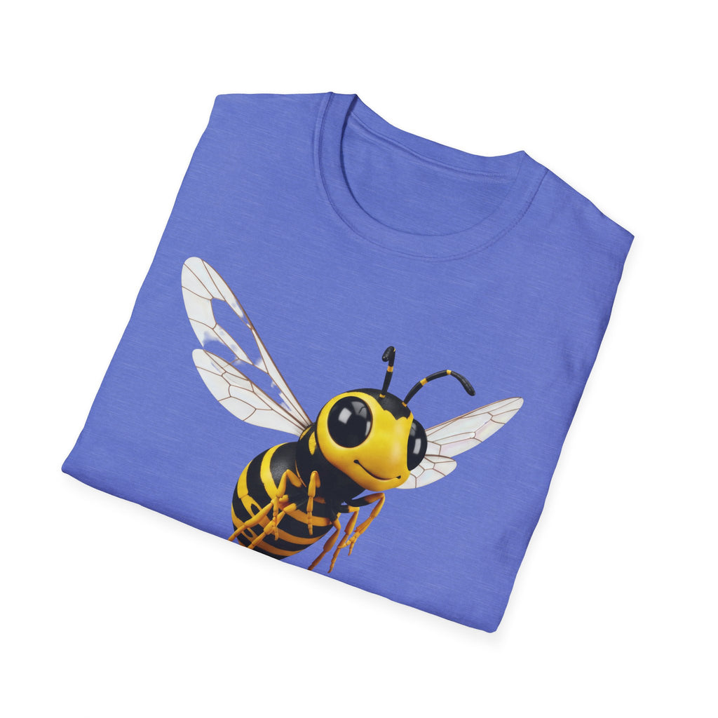 Bee Graphic T-Shirt — Cute Yellow Honeybee Illustration Tee