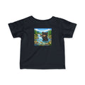 Infant Tee — Playful Bear Fishing Scene Baby T-Shirt
