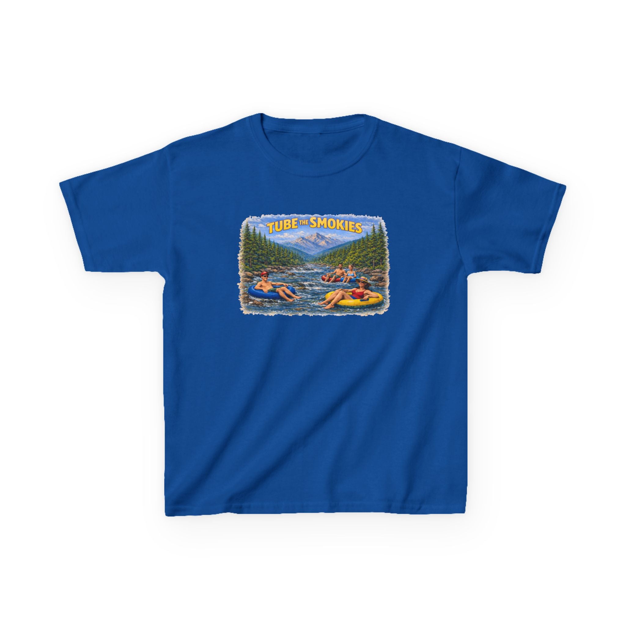 Kids Tee — 'Tube the Smokies' River Float Graphic