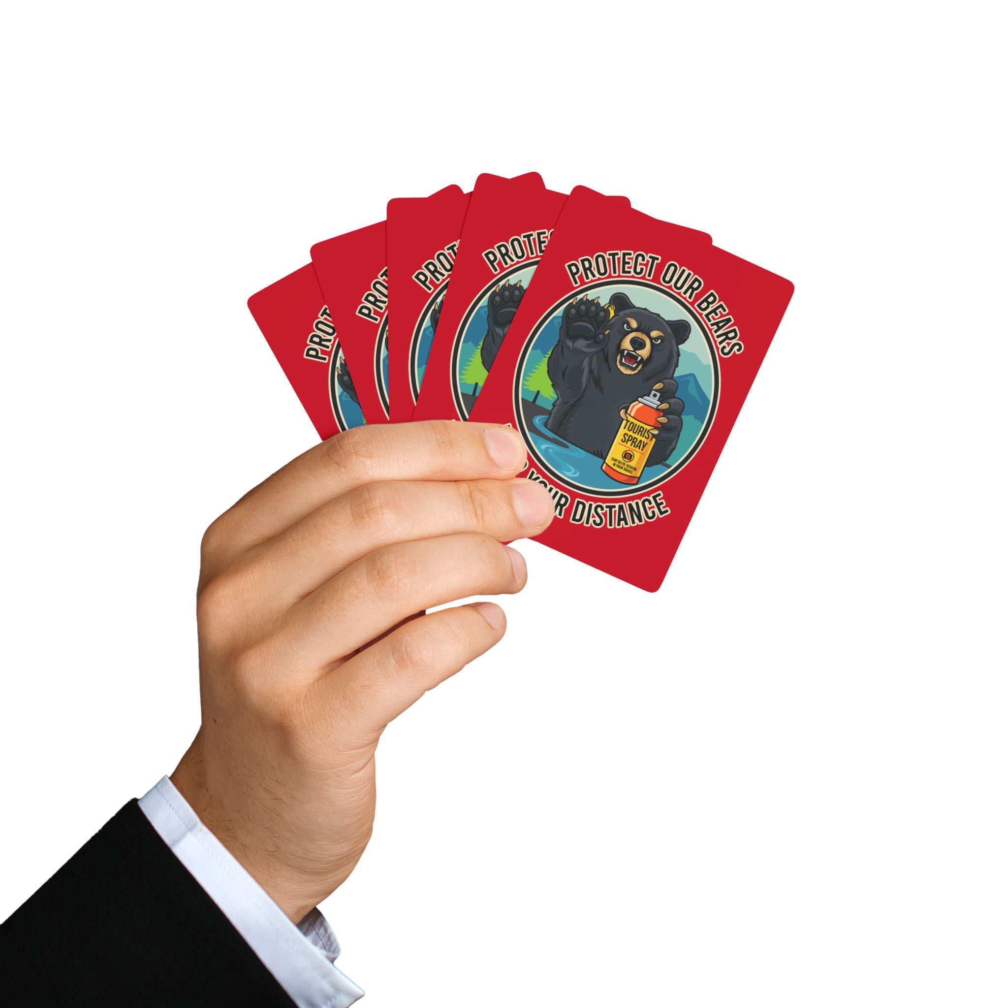 Protect Our Bears Poker Playing Cards | Wildlife Conservation Deck