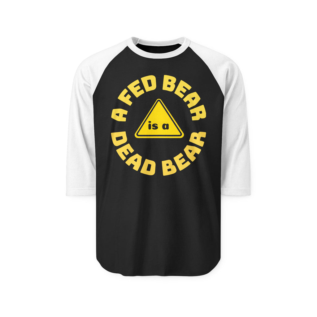 Fed Bear/Dead Bear Unisex Raglan Tee