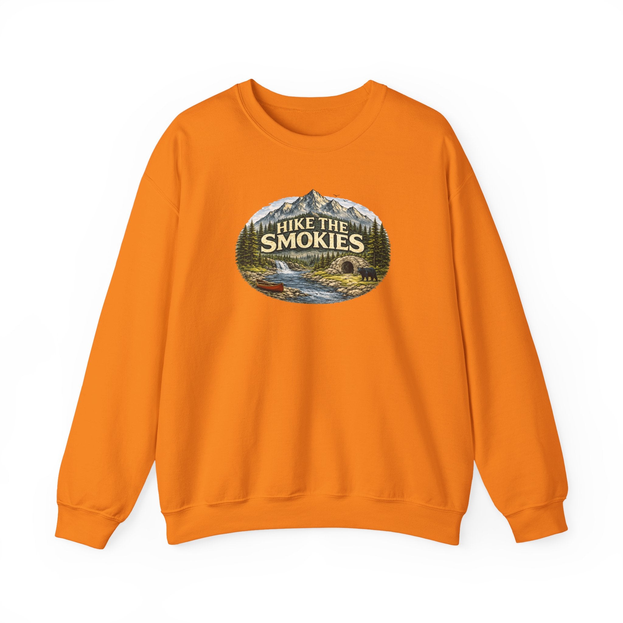 Hike the Smokies Sweatshirt — Mountain Trail Vintage Unisex Crewneck