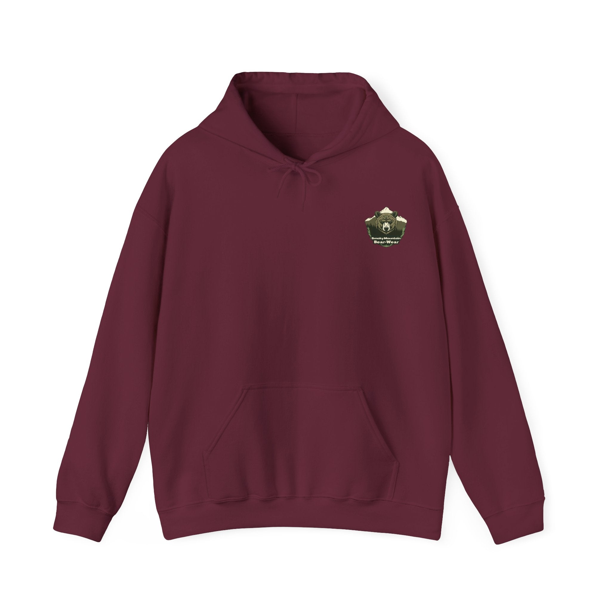 Scenic River Valley Hoodie — Vintage Wilderness Landscape Unisex Pullover
