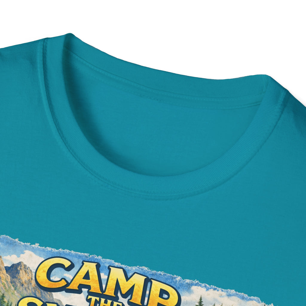 Camp the Smokies Unisex T-Shirt – Rustic Mountain Camping Graphic Tee