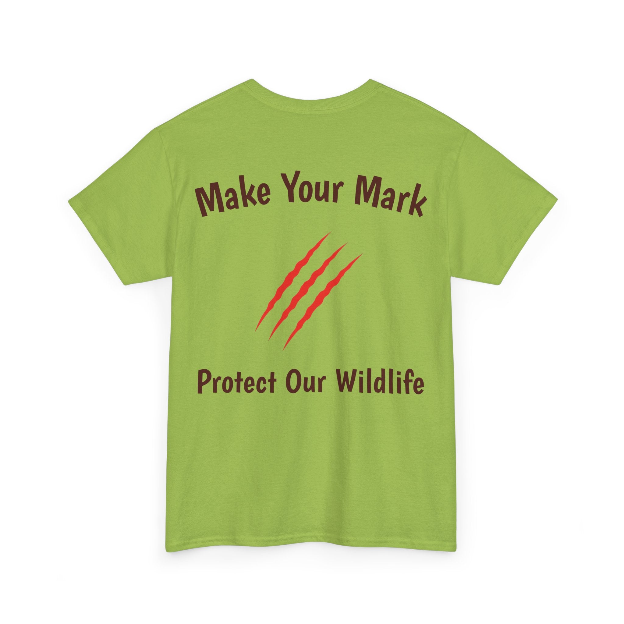 Make Your Mark Unisex Cotton T-Shirt / Wildlife Conservation