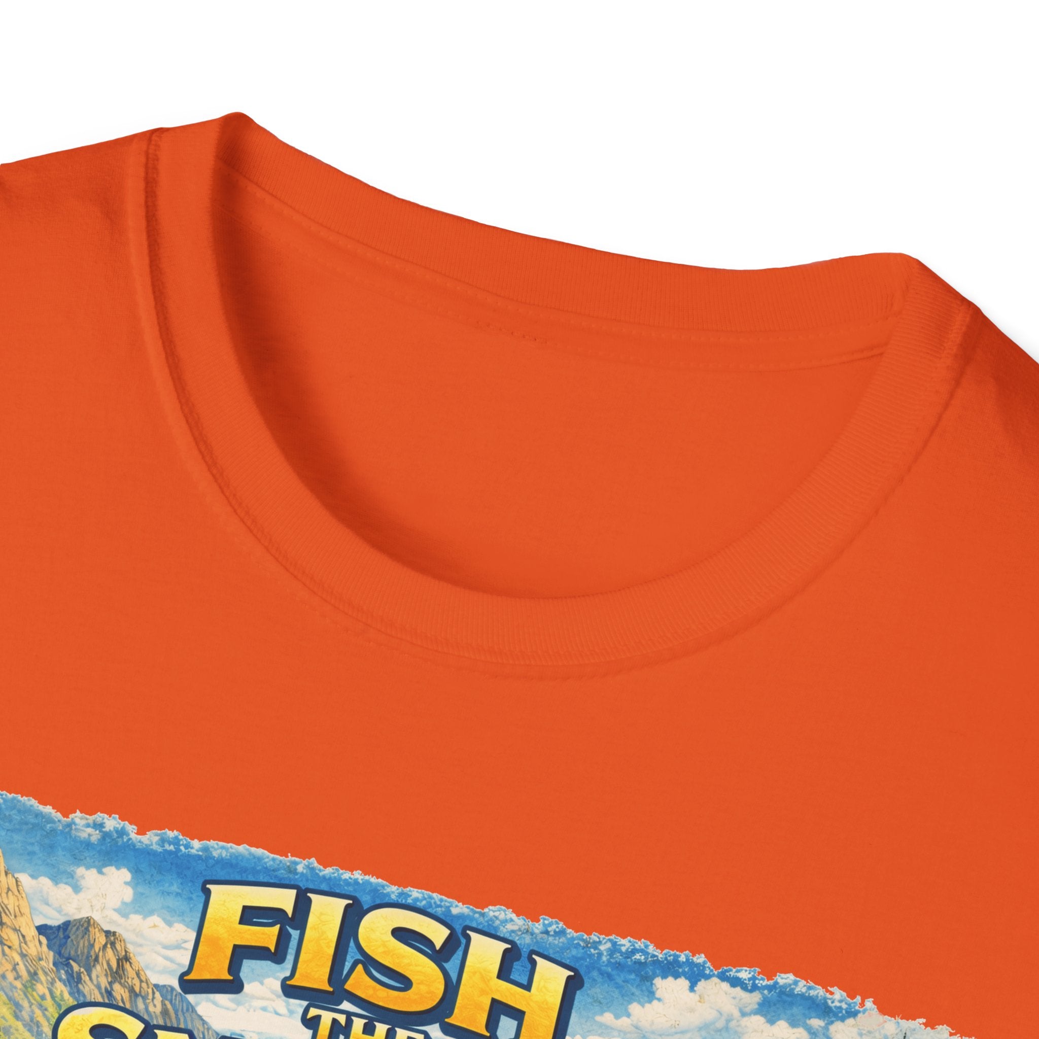 Fish the Smokies Unisex T-Shirt — Scenic Fishing River Graphic Tee