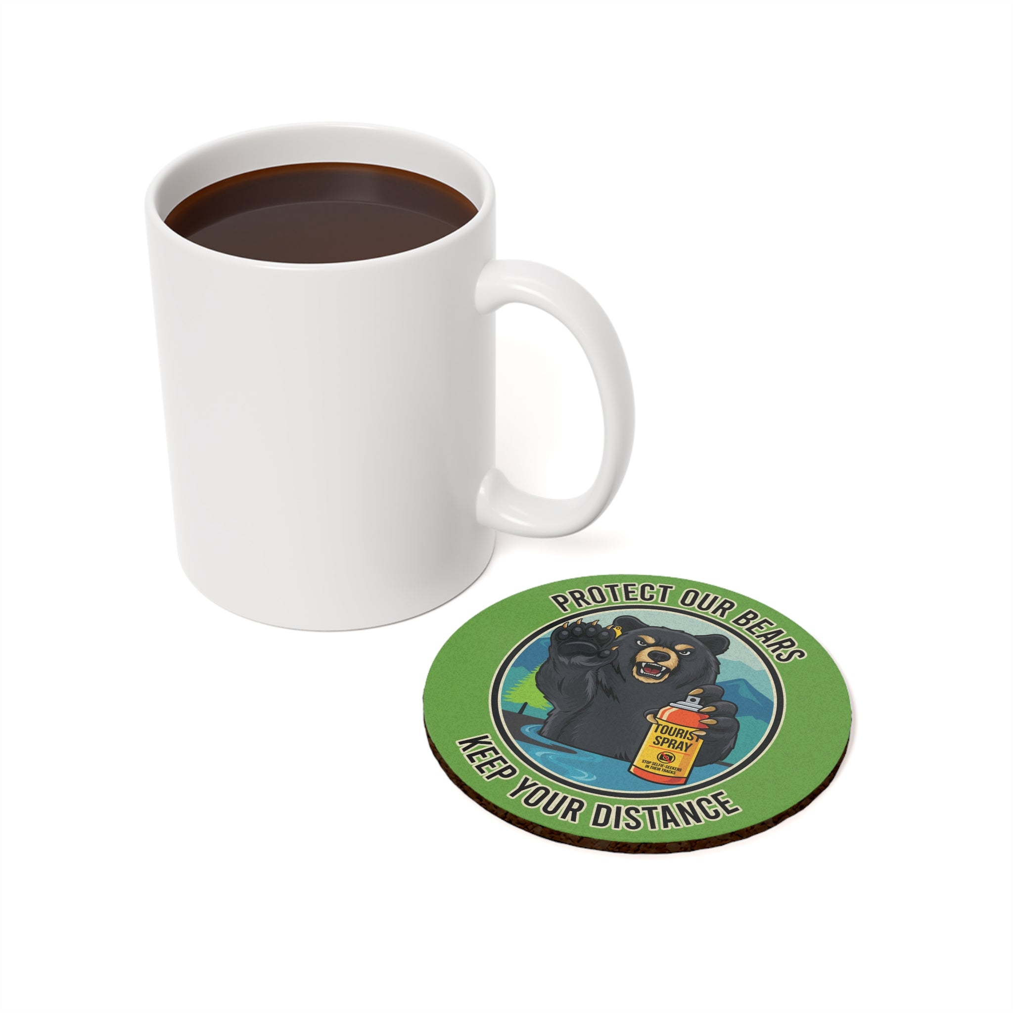 Smoky Mountain Black Bear Coaster