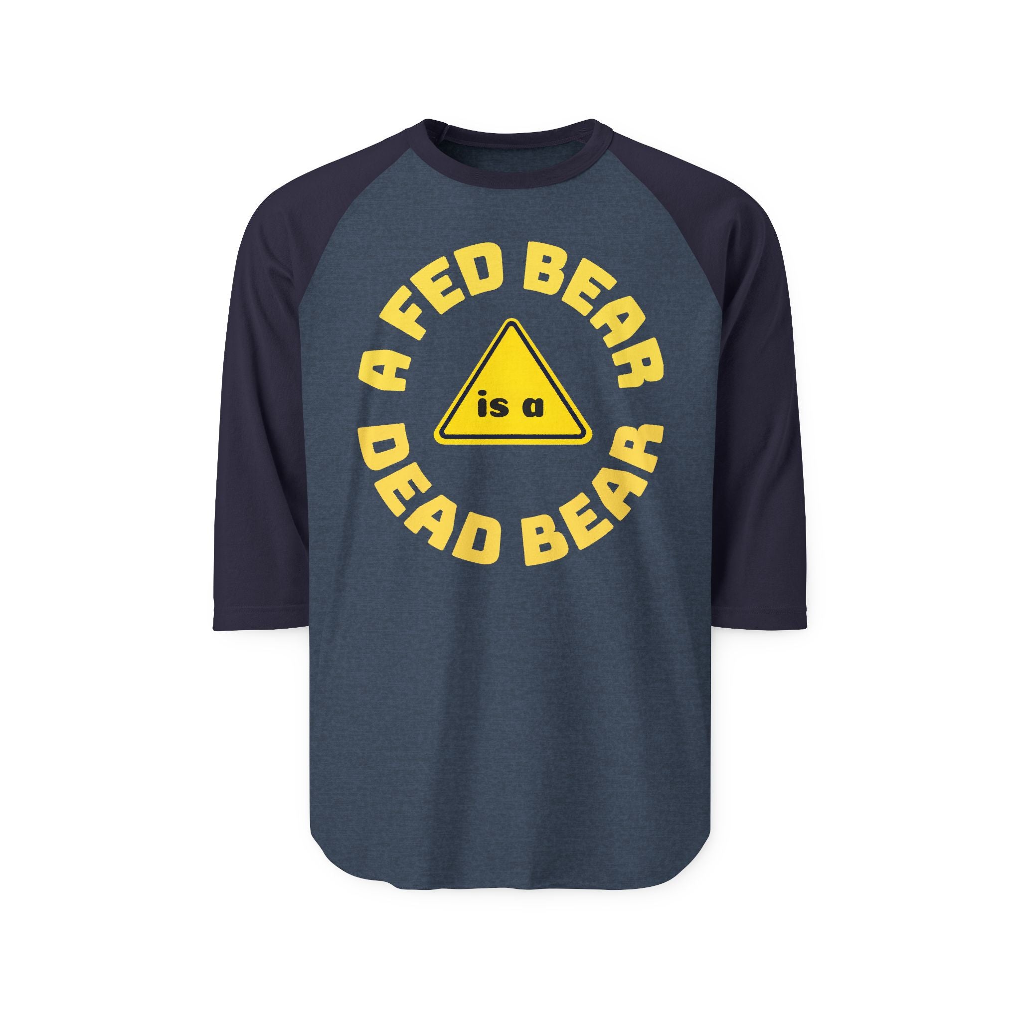 Fed Bear/Dead Bear Unisex Raglan Tee
