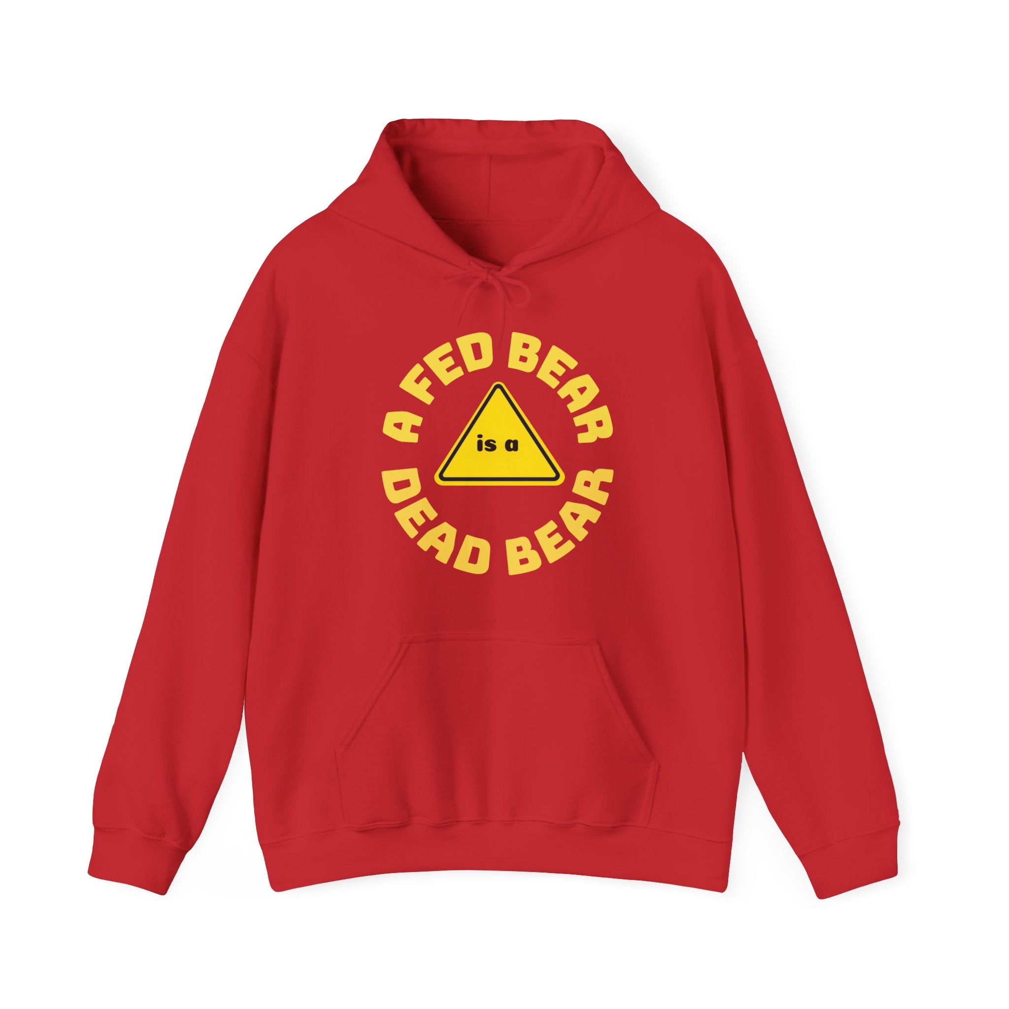 Fed Bear/Dead Bear Unisex Hoodie - Wildlife Conservation Pullover