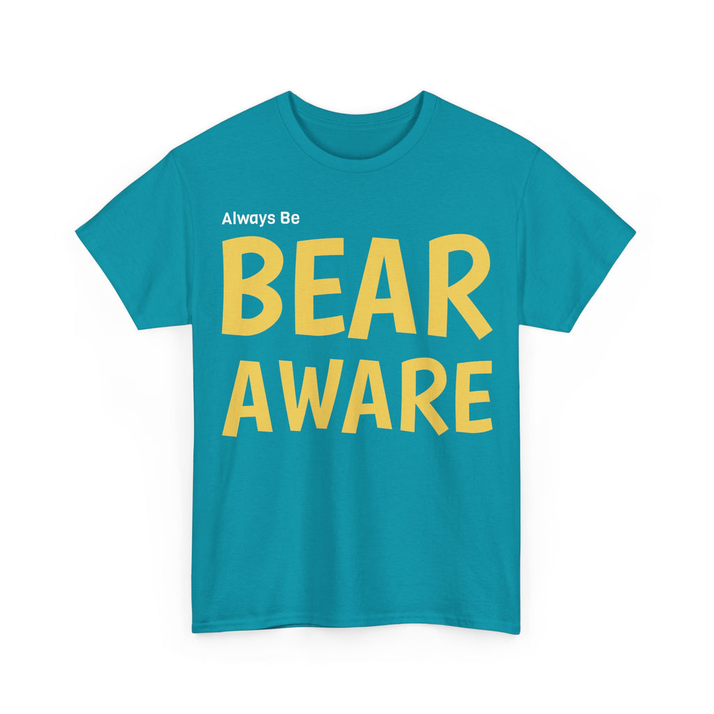 Bear Aware Unisex Cotton T-Shirt - Wildlife Awareness