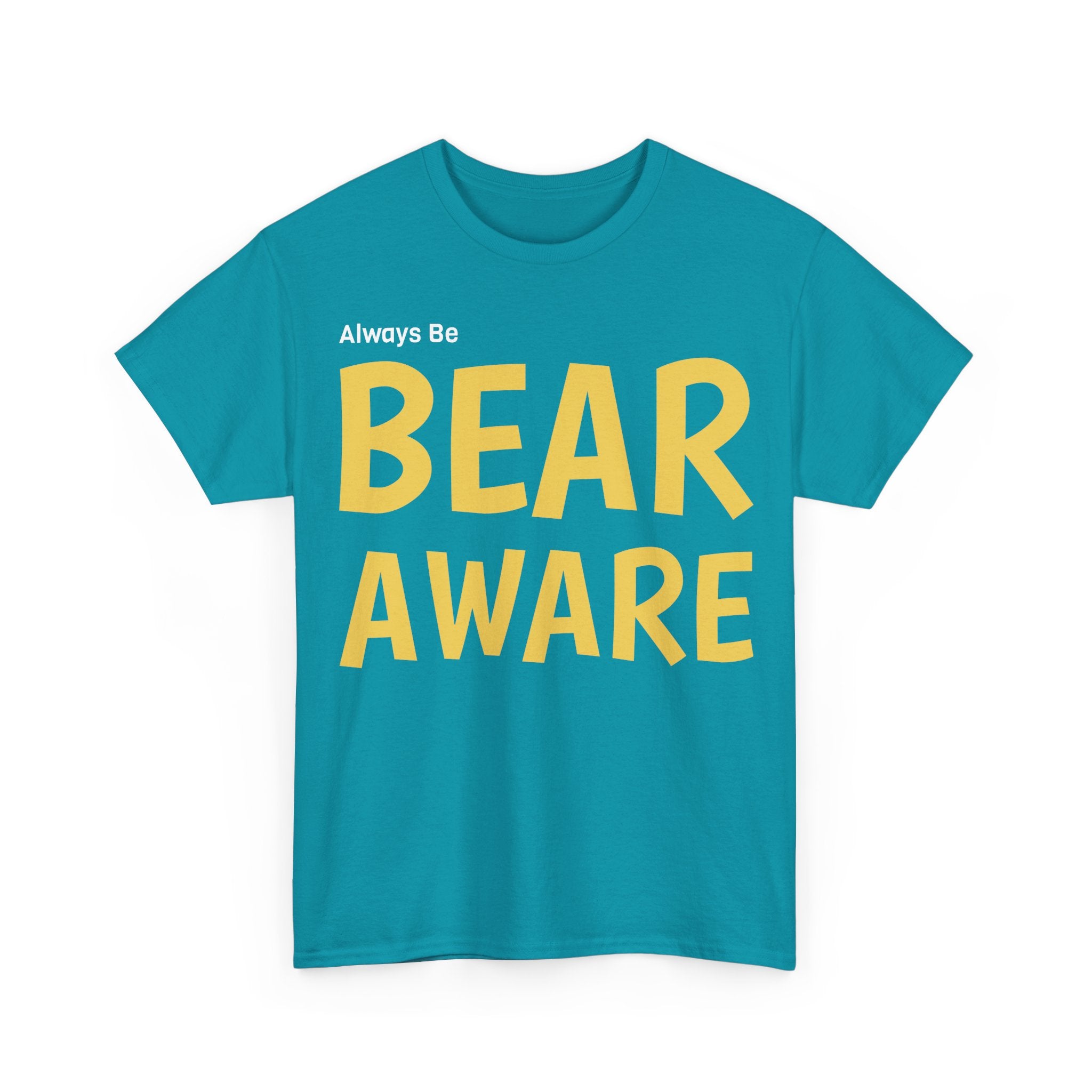 Bear Aware Unisex Cotton T-Shirt - Wildlife Awareness