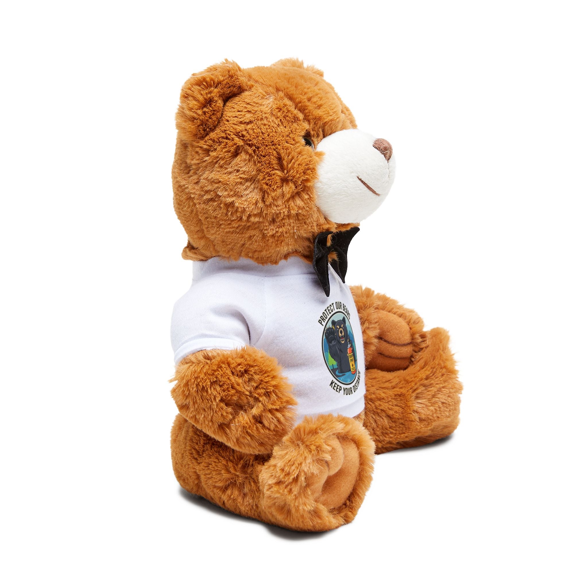 Smoky Mountain Teddy Bear with Cute Wilderness Cartoon T-Shirt