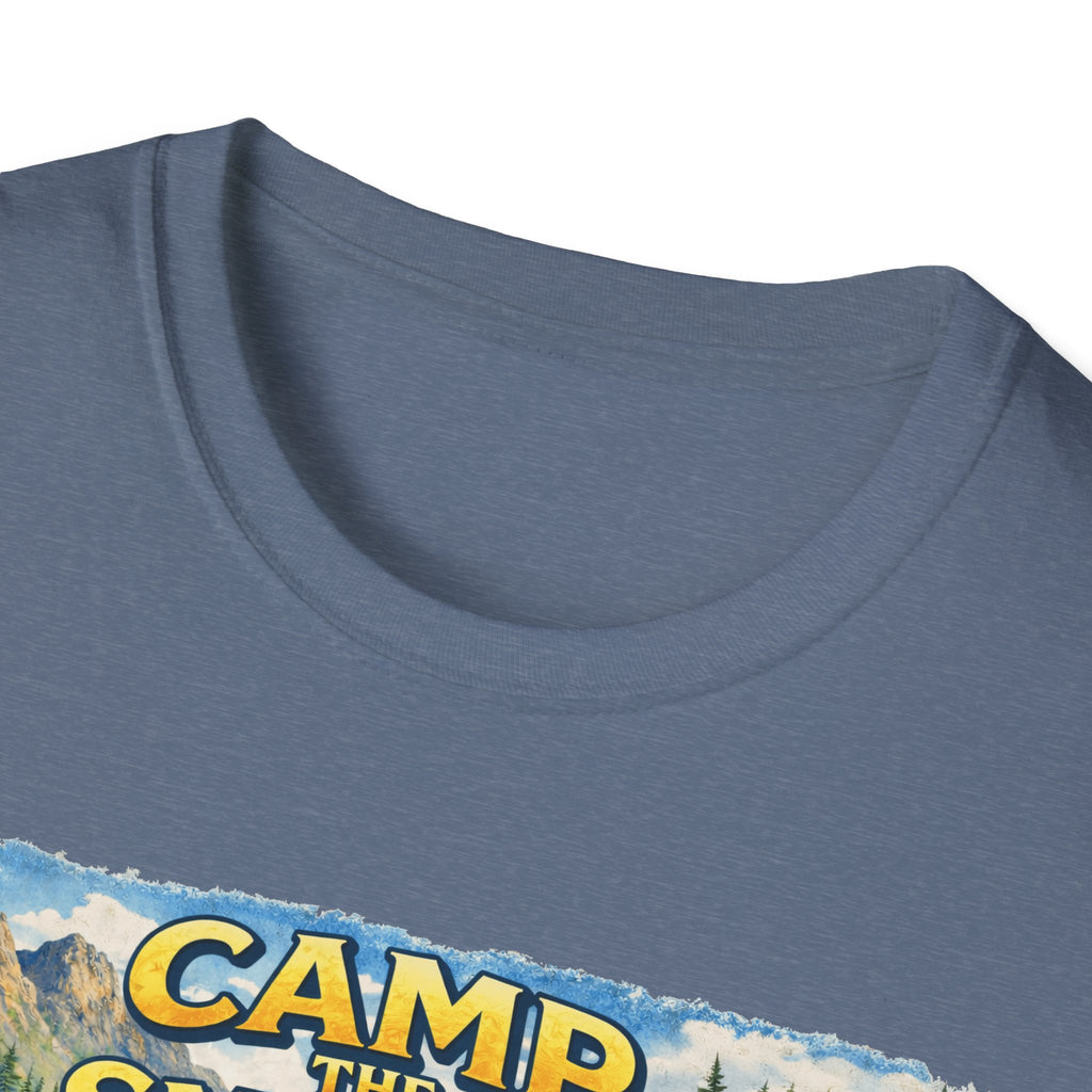 Camp the Smokies Unisex T-Shirt – Rustic Mountain Camping Graphic Tee