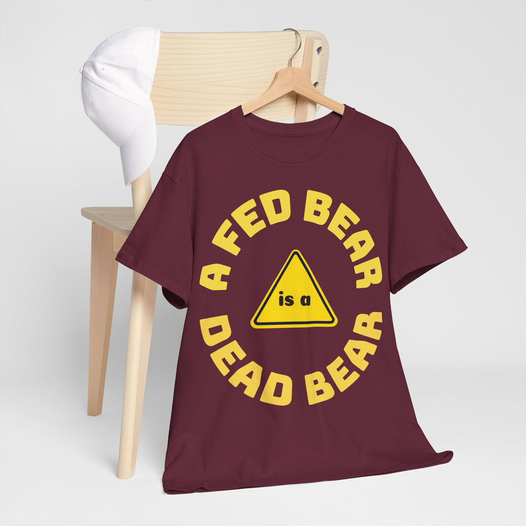 Fed Bear Unisex Cotton T-shirt — Stoic Wilderness Reminder