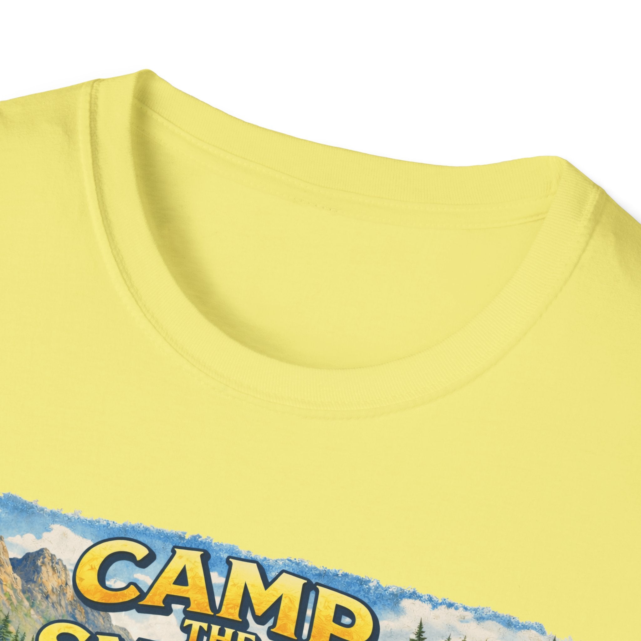 Camp the Smokies Unisex T-Shirt – Rustic Mountain Camping Graphic Tee