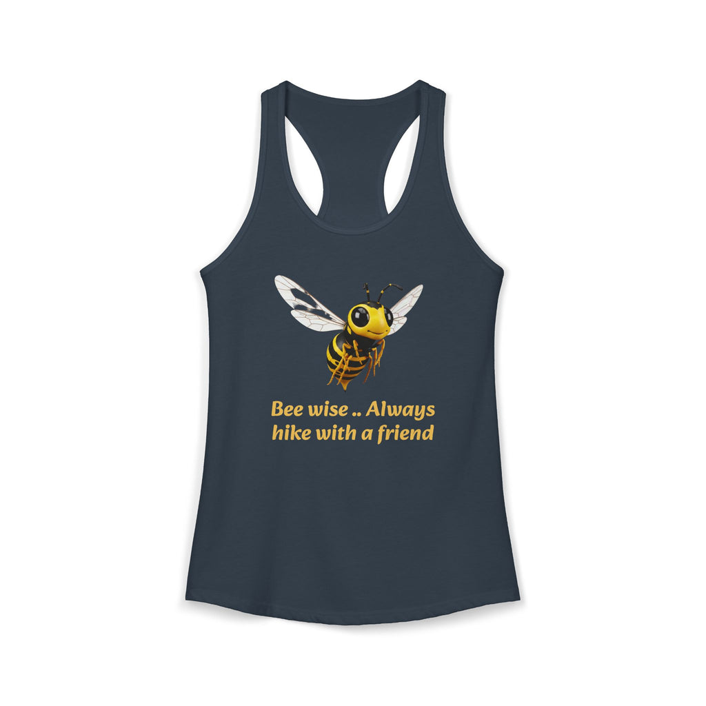 Bee Hiking Tank — "Always Hike With a Friend" Racerback Tank