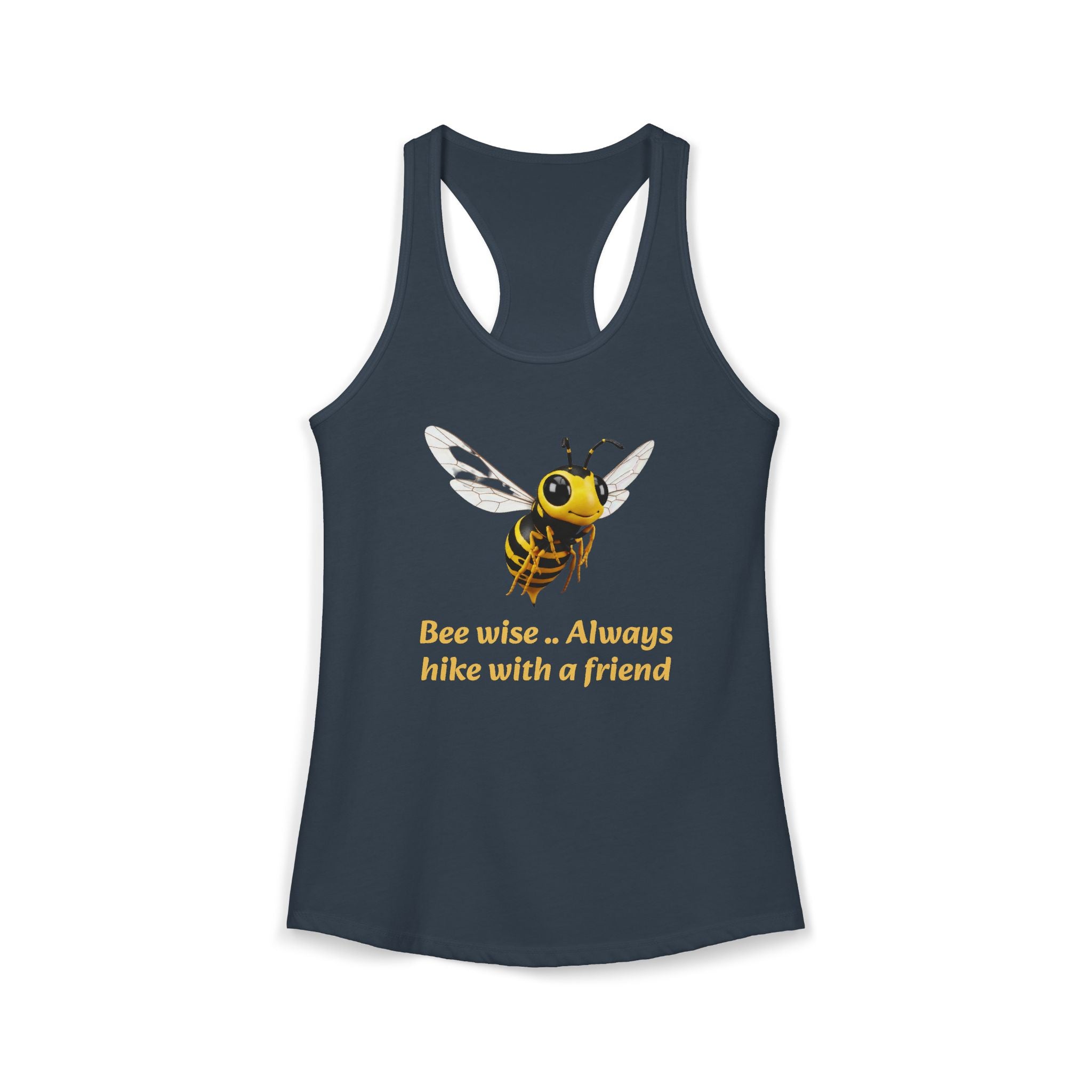 Bee Hiking Tank — "Always Hike With a Friend" Racerback Tank