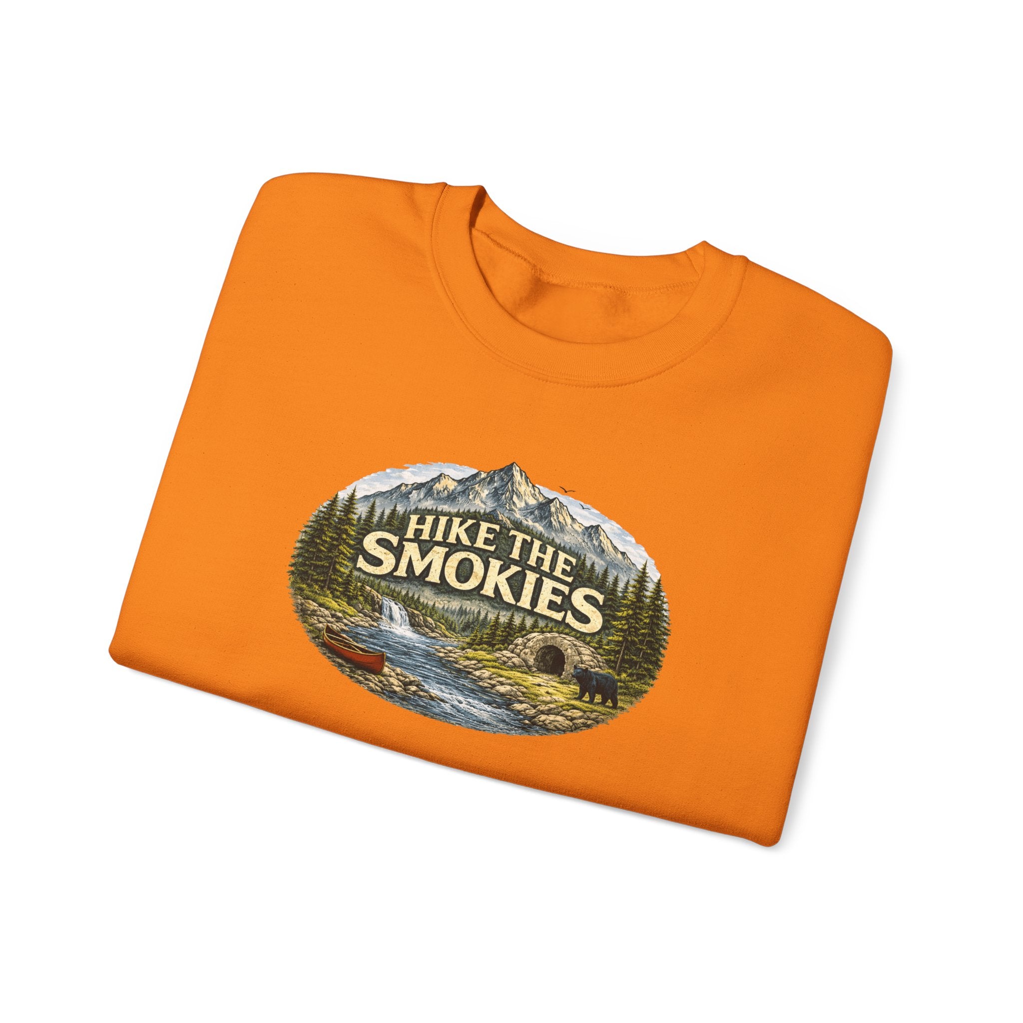 Hike the Smokies Sweatshirt — Mountain Trail Vintage Unisex Crewneck