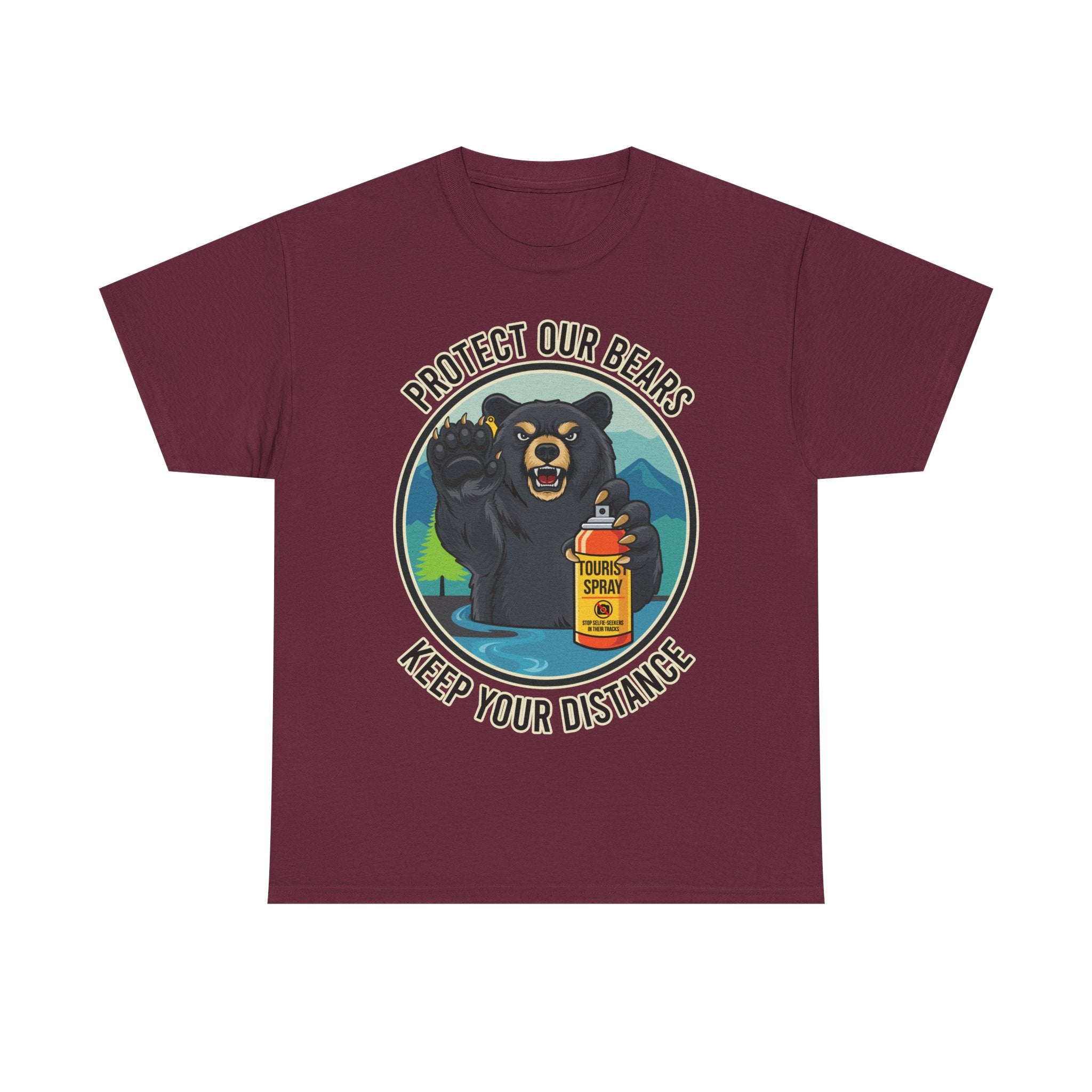 Smoky Mountain Black Bear Unisex Tee | Funny Wildlife Graphic