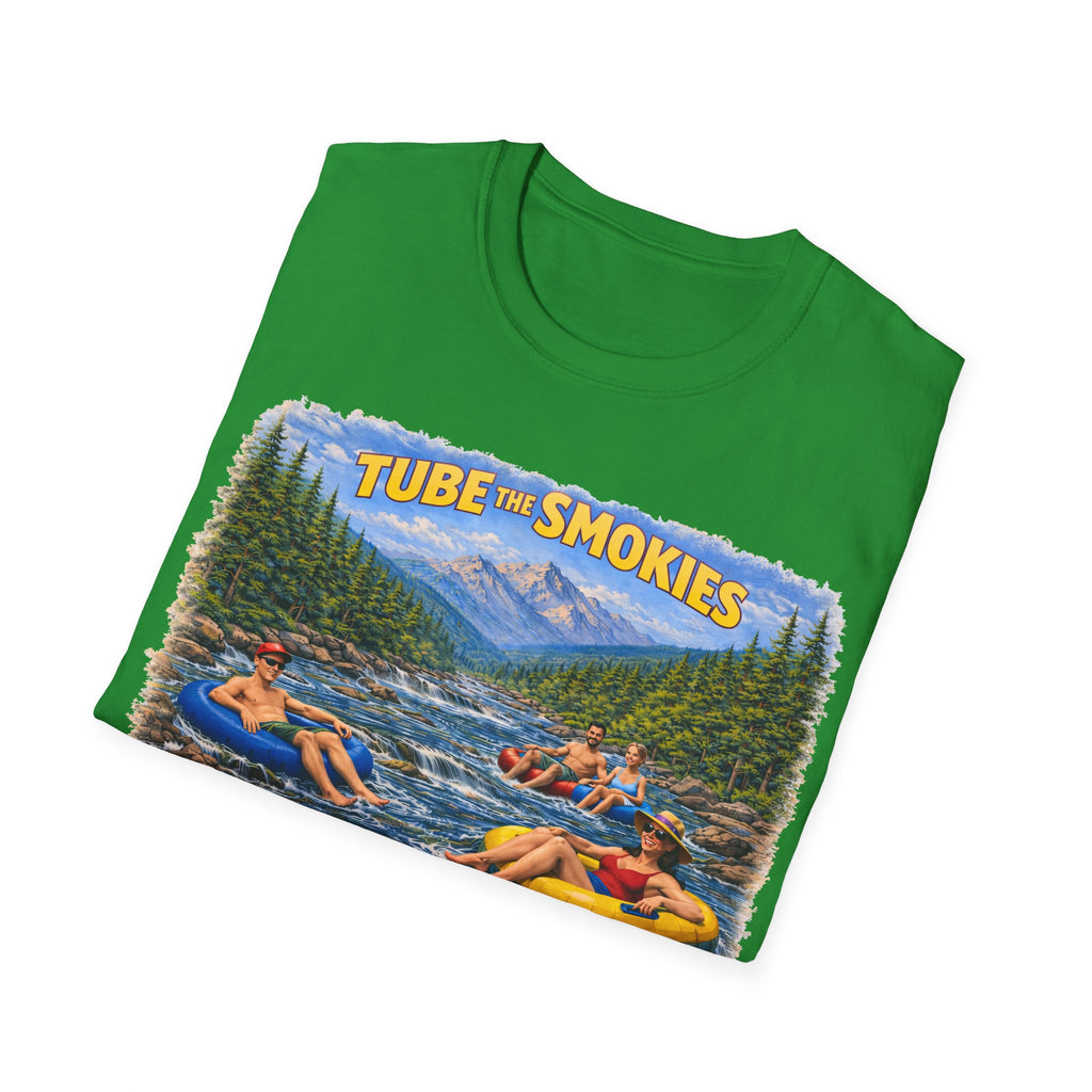 Tube the Smokies Unisex T-Shirt — River Tubing Graphic Tee for Smoky Mountains Fans