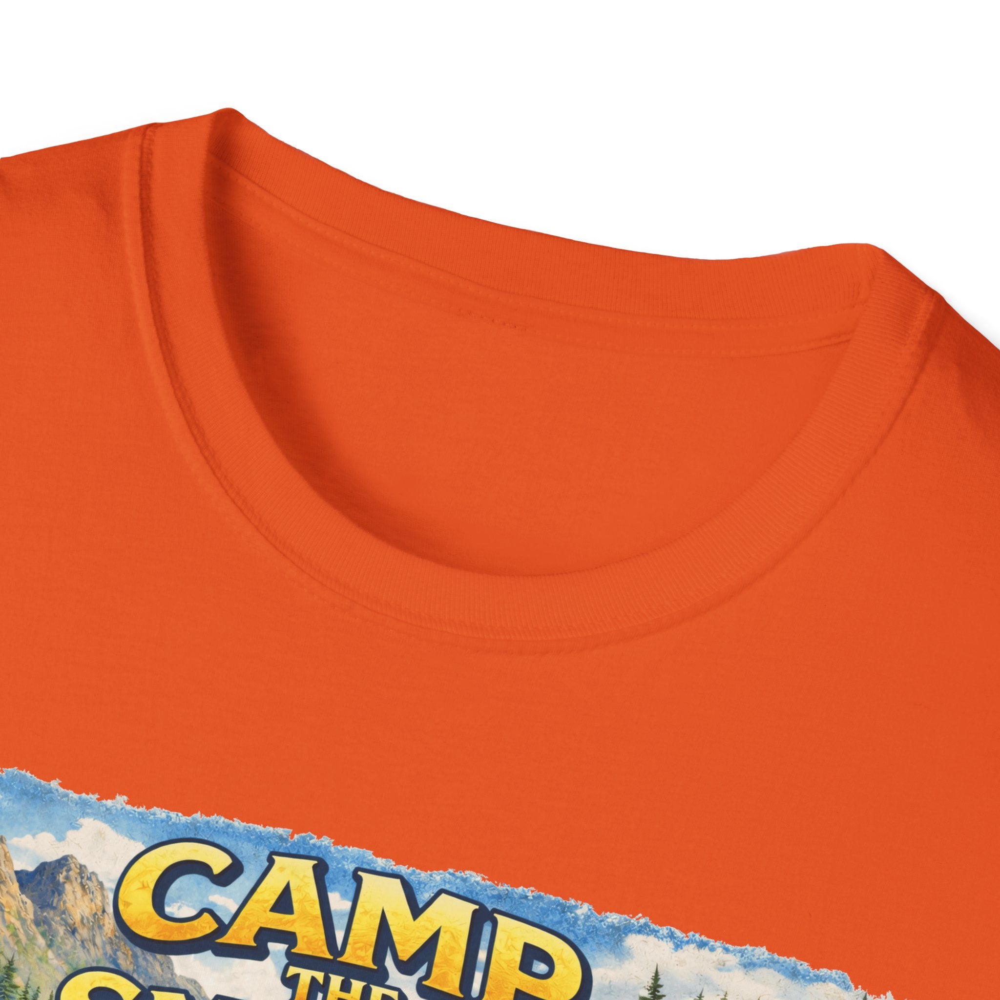 Camp the Smokies Unisex T-Shirt – Rustic Mountain Camping Graphic Tee
