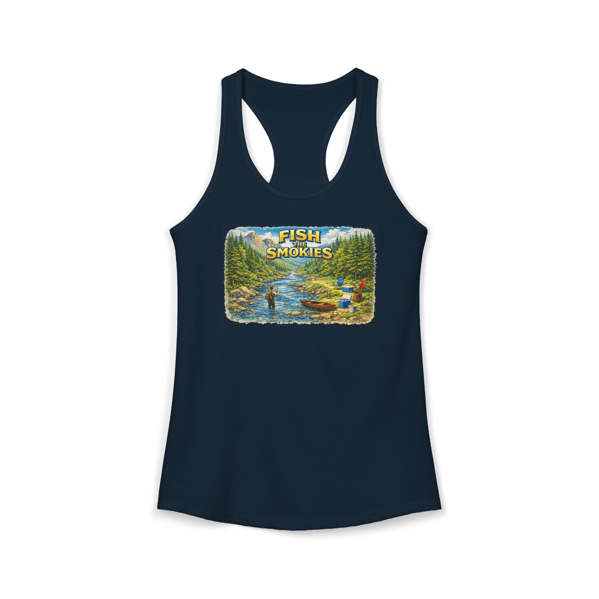 Fish The Smokies Women's Ideal Racerback Tank