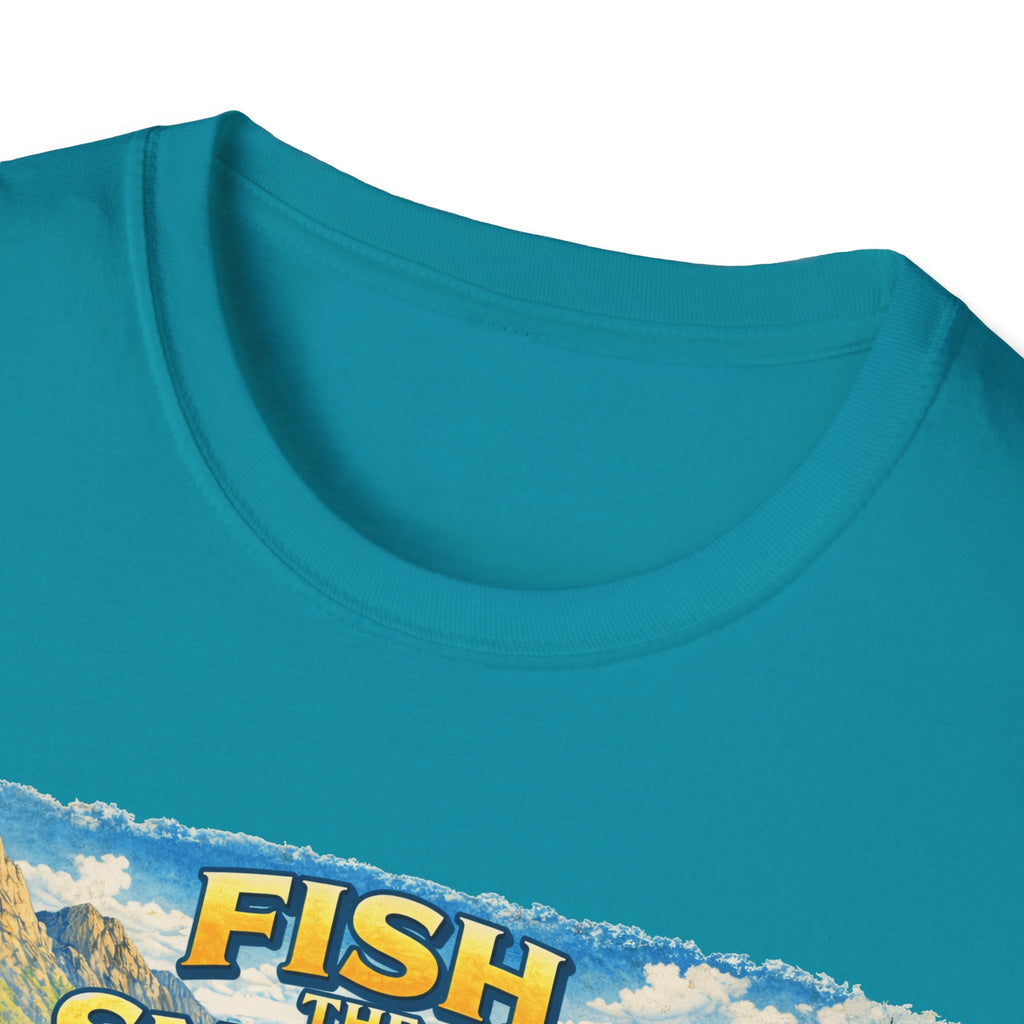 Fish the Smokies Unisex T-Shirt — Scenic Fishing River Graphic Tee