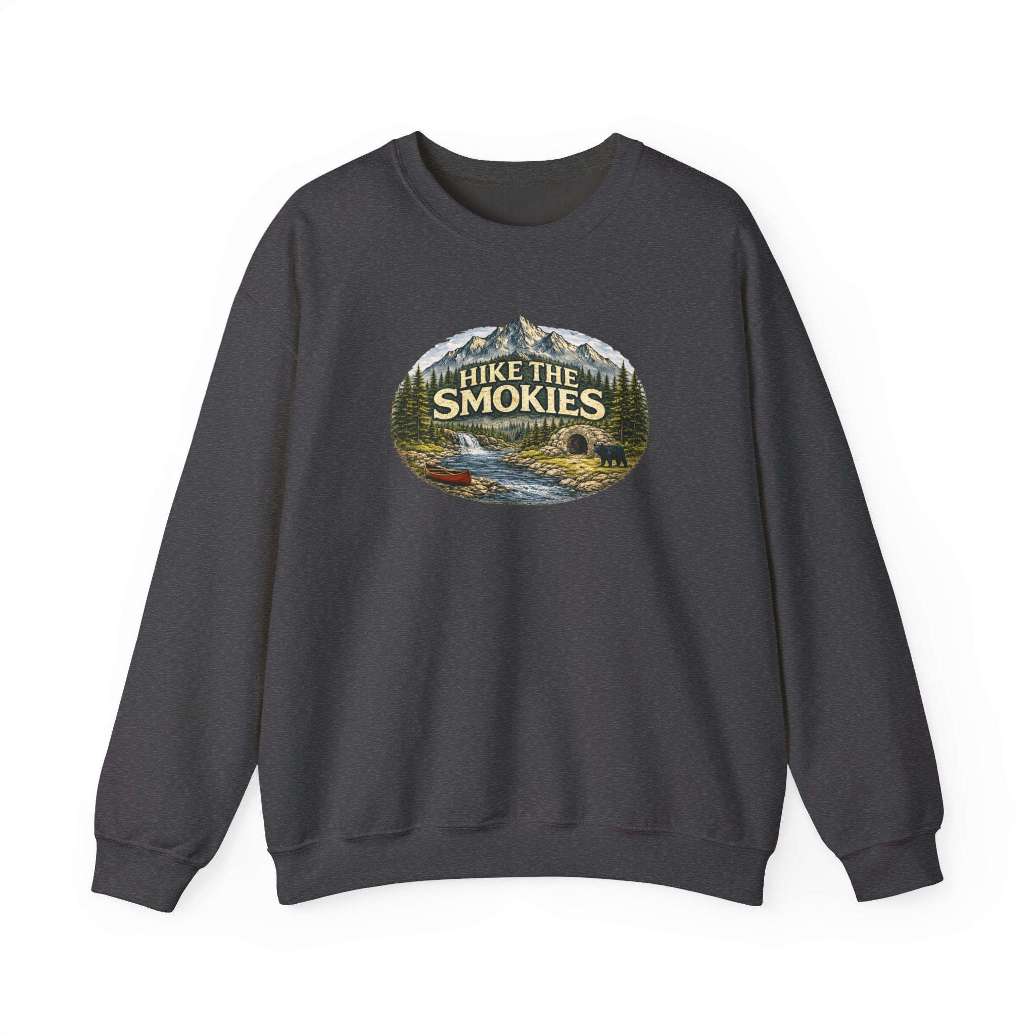 Hike the Smokies Sweatshirt — Mountain Trail Vintage Unisex Crewneck