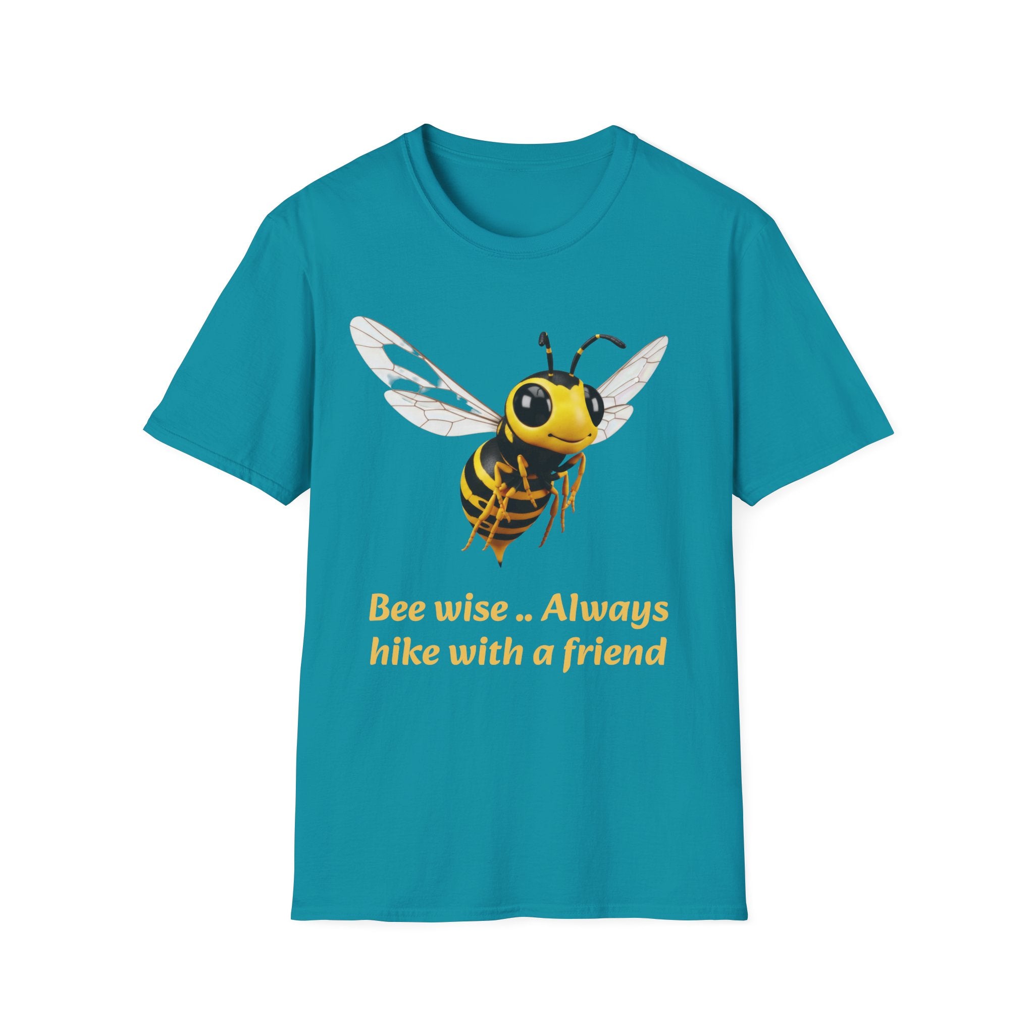 Bee Graphic T-Shirt — Cute Yellow Honeybee Illustration Tee