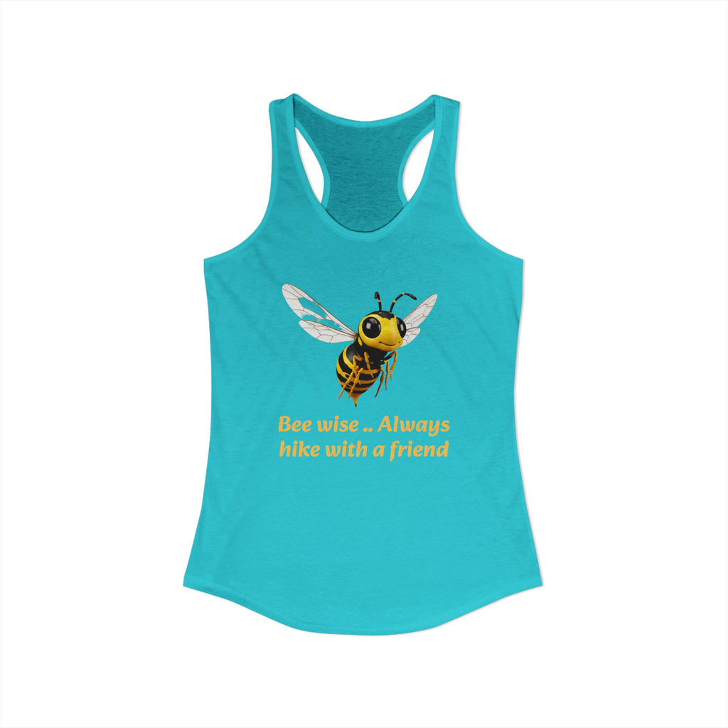 Bee Hiking Tank — "Always Hike With a Friend" Racerback Tank