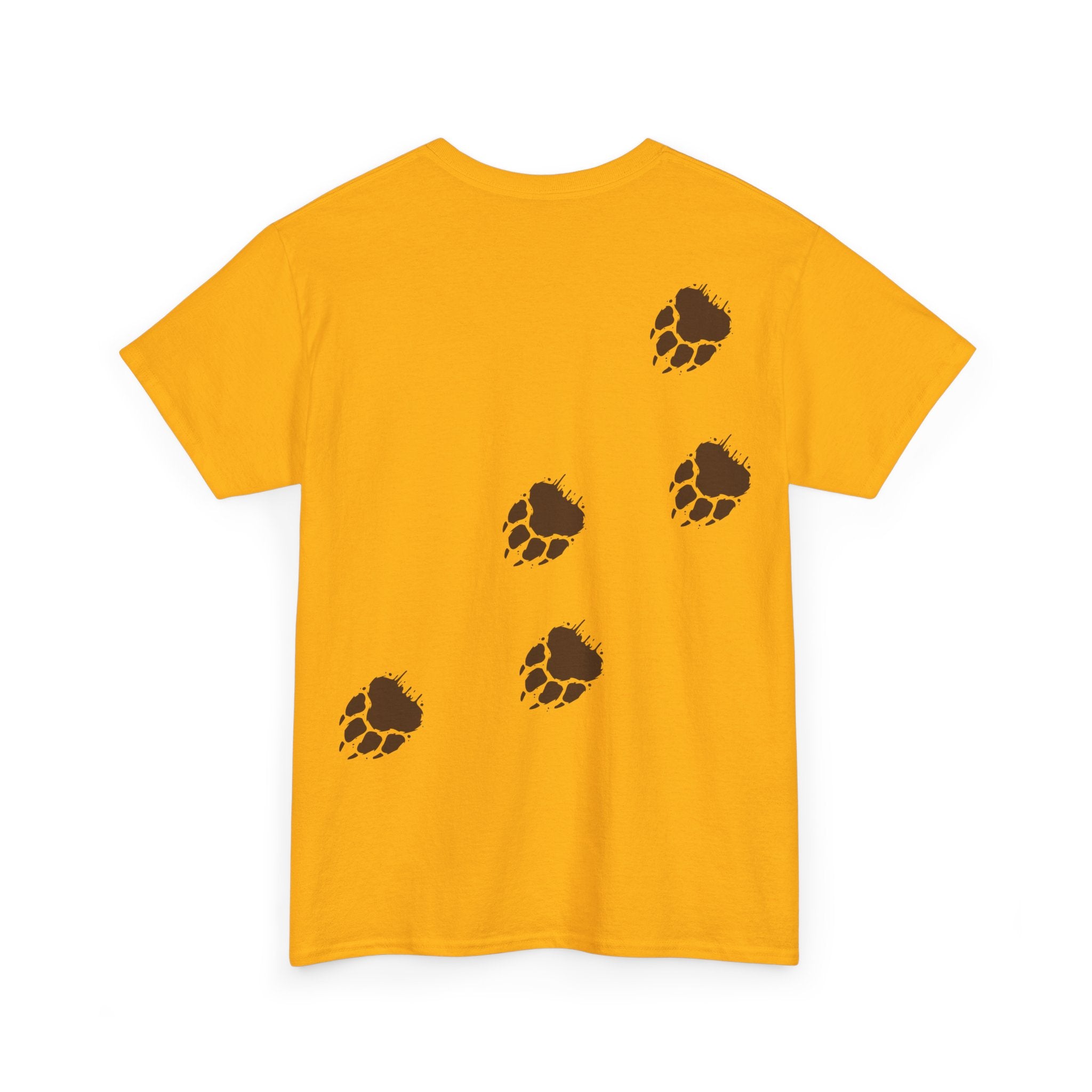 Muddy Bear Pawprint Unisex T‑Shirt — Wildlife Awareness