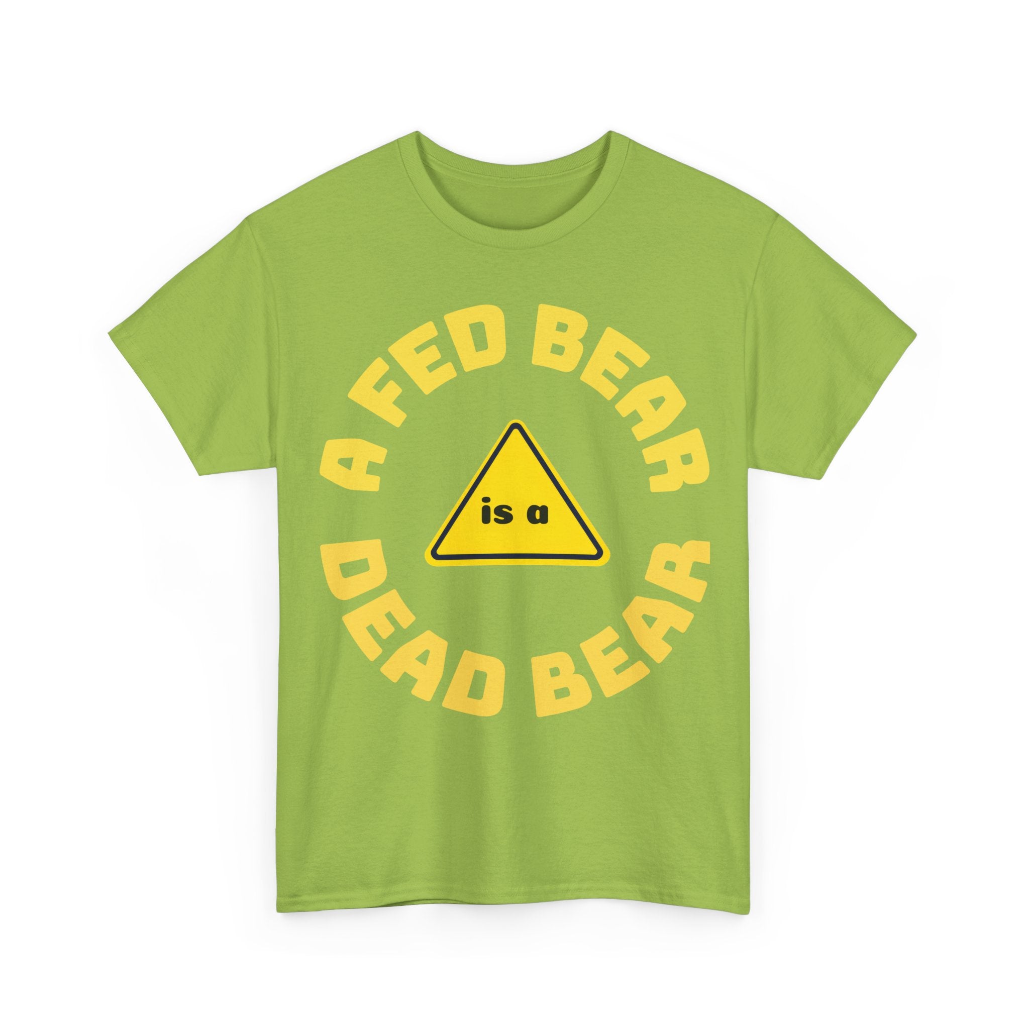Fed Bear Unisex Cotton T-shirt — Stoic Wilderness Reminder